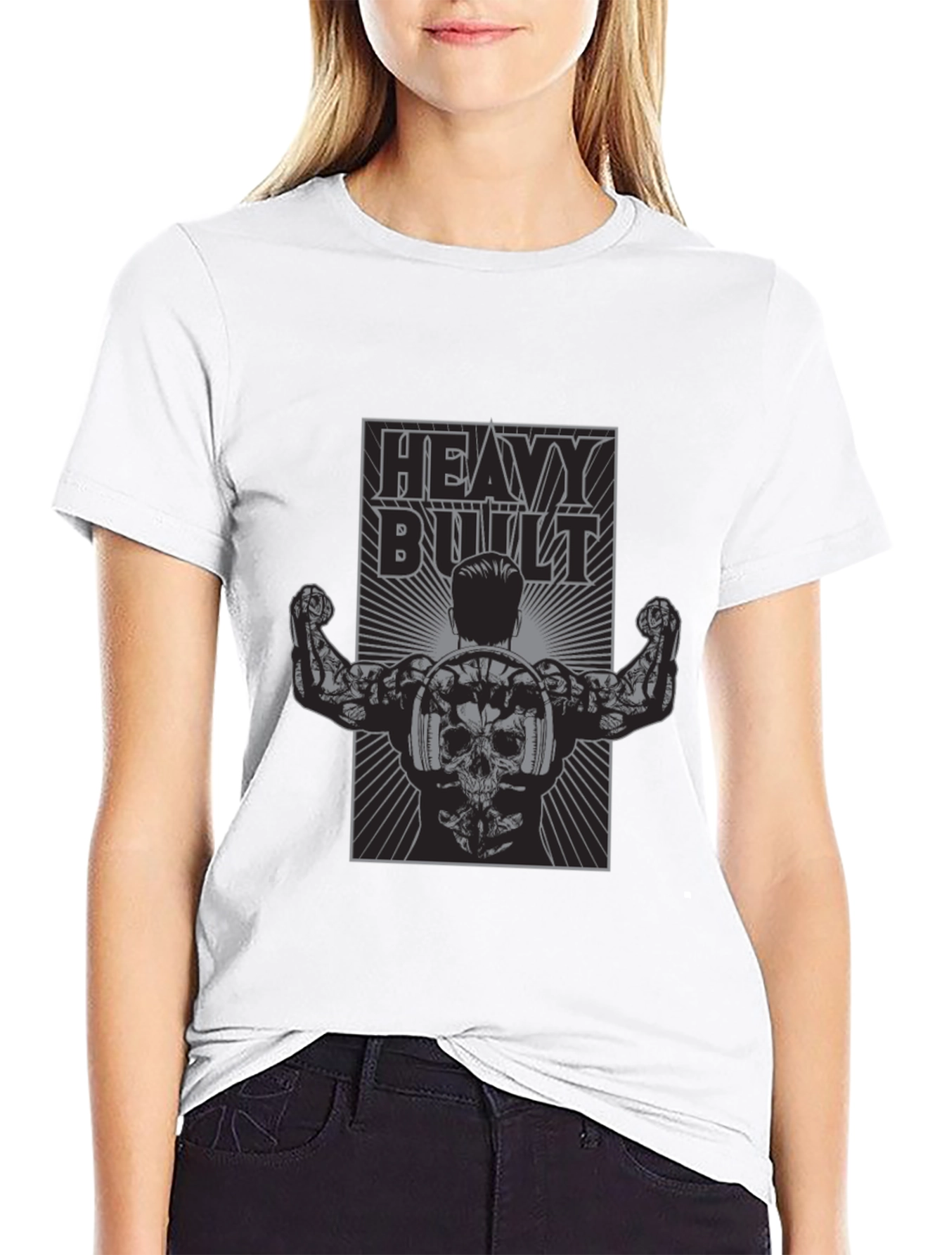 Heavy Built Graphic T-Shirt - Black