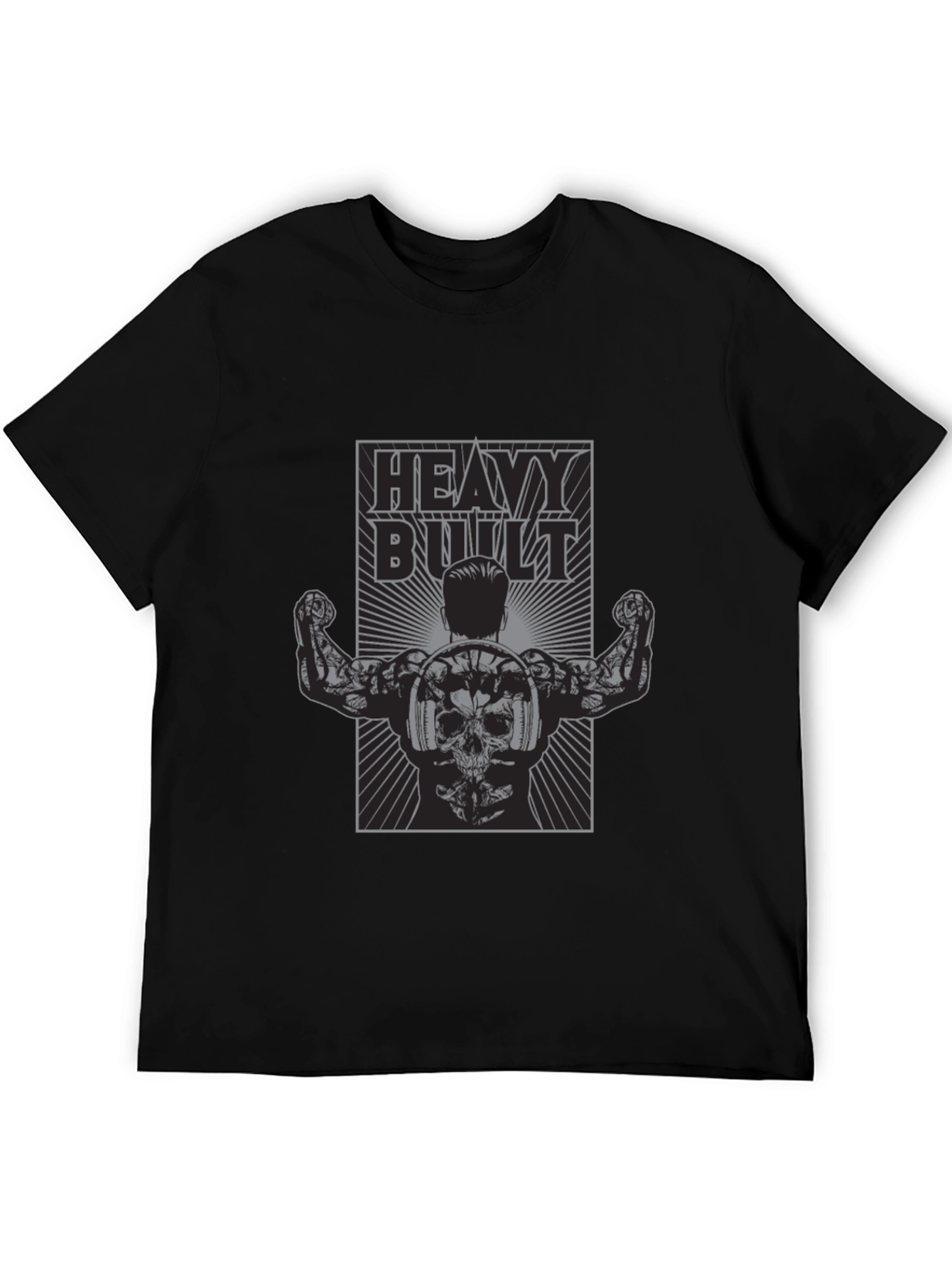 Heavy Built Graphic T-Shirt - Black