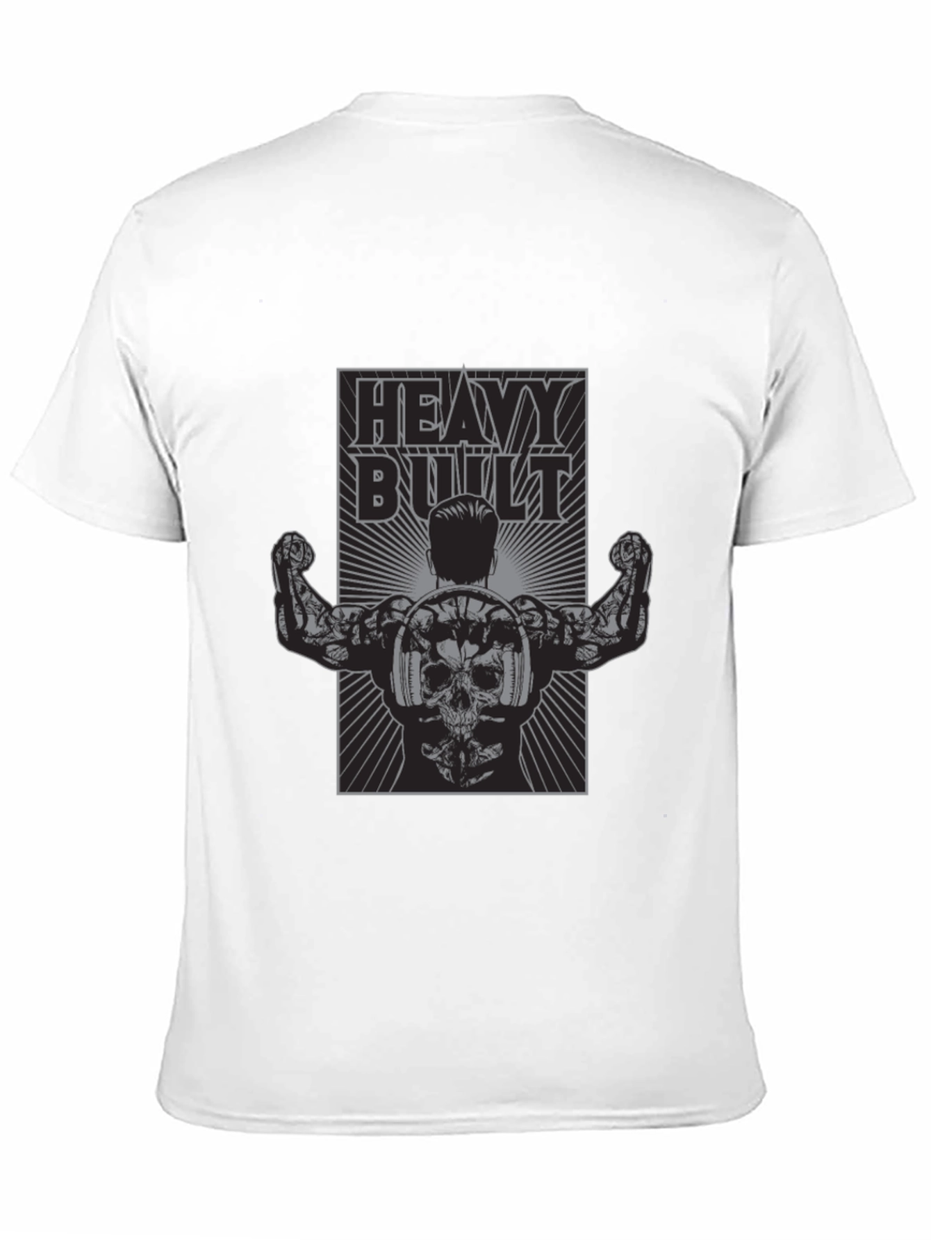 Heavy Built Graphic T-Shirt - Black