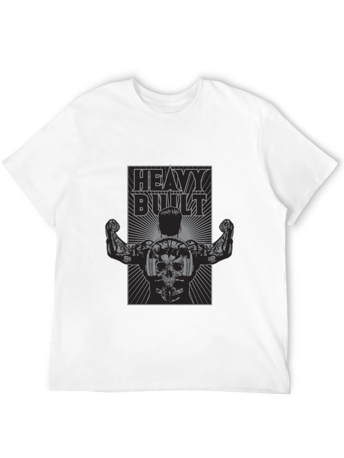 Heavy Built Graphic T-Shirt - Black
