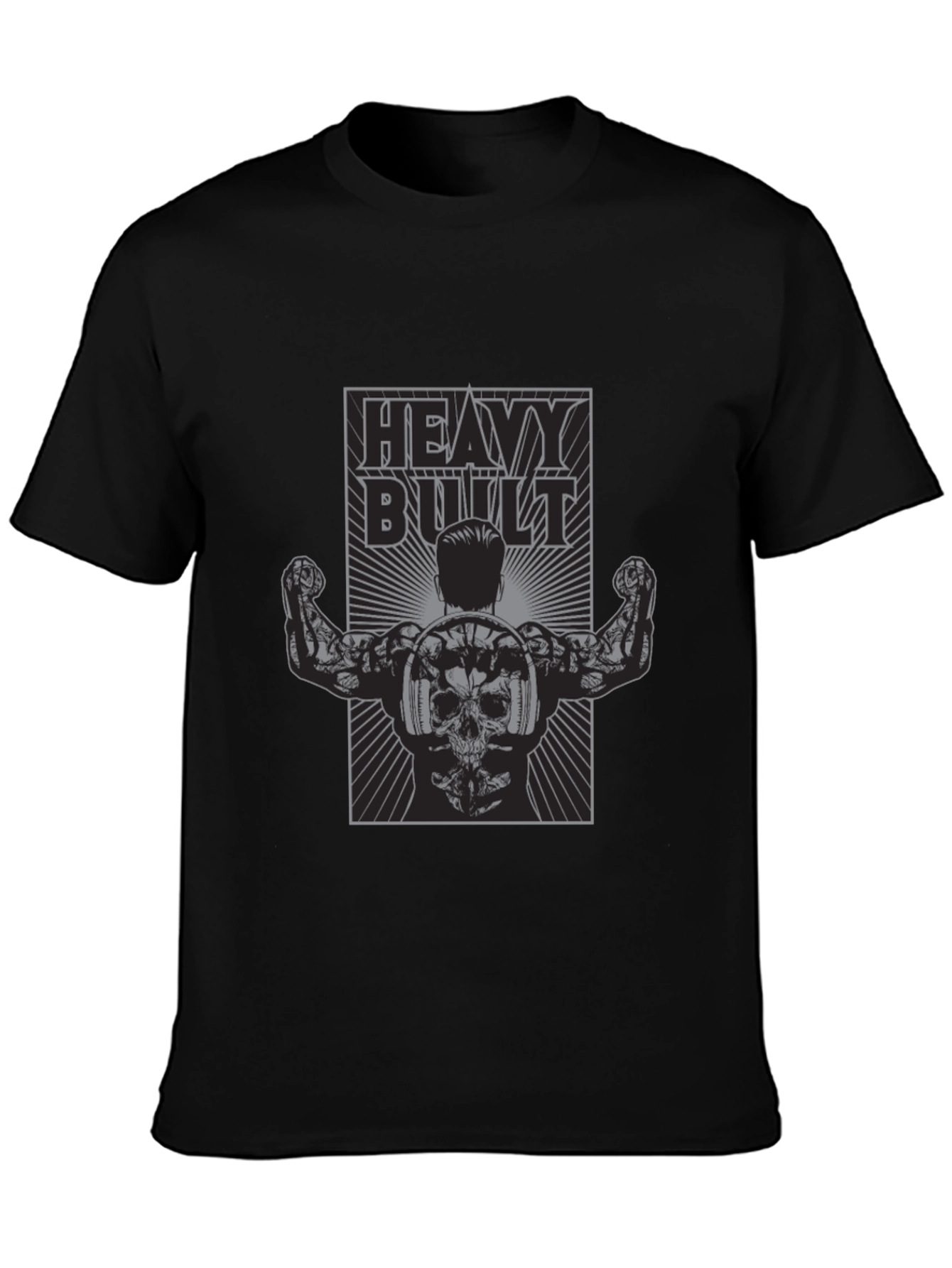 Heavy Built Graphic T-Shirt - Black
