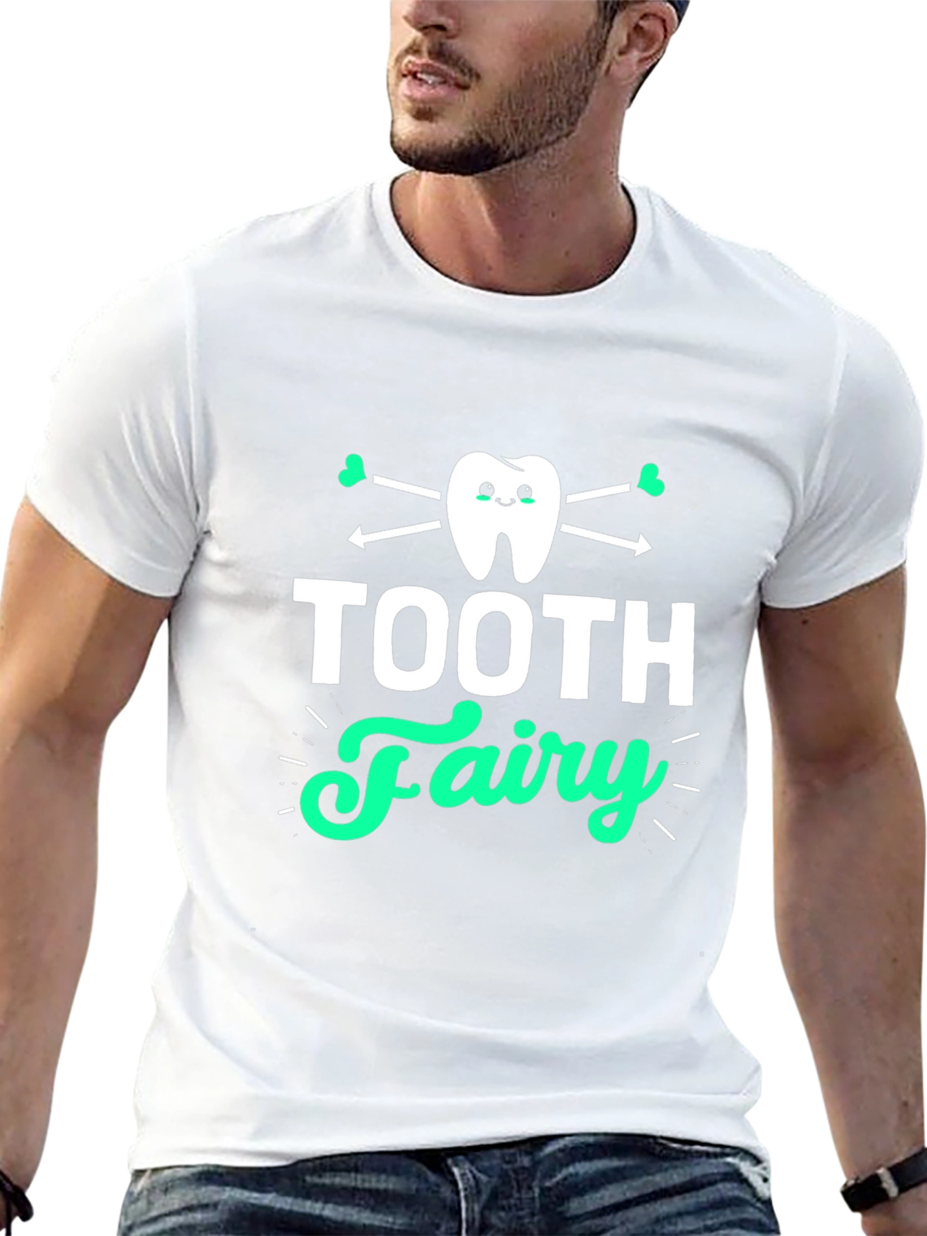 Tooth Fairy Graphic T-Shirt - Black Cotton Tee