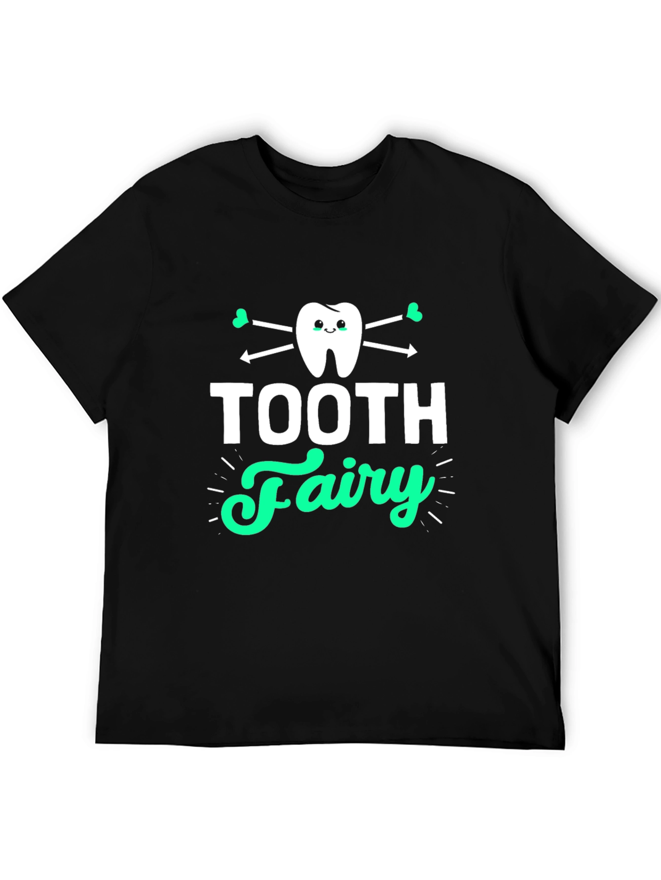 Tooth Fairy Graphic T-Shirt - Black Cotton Tee