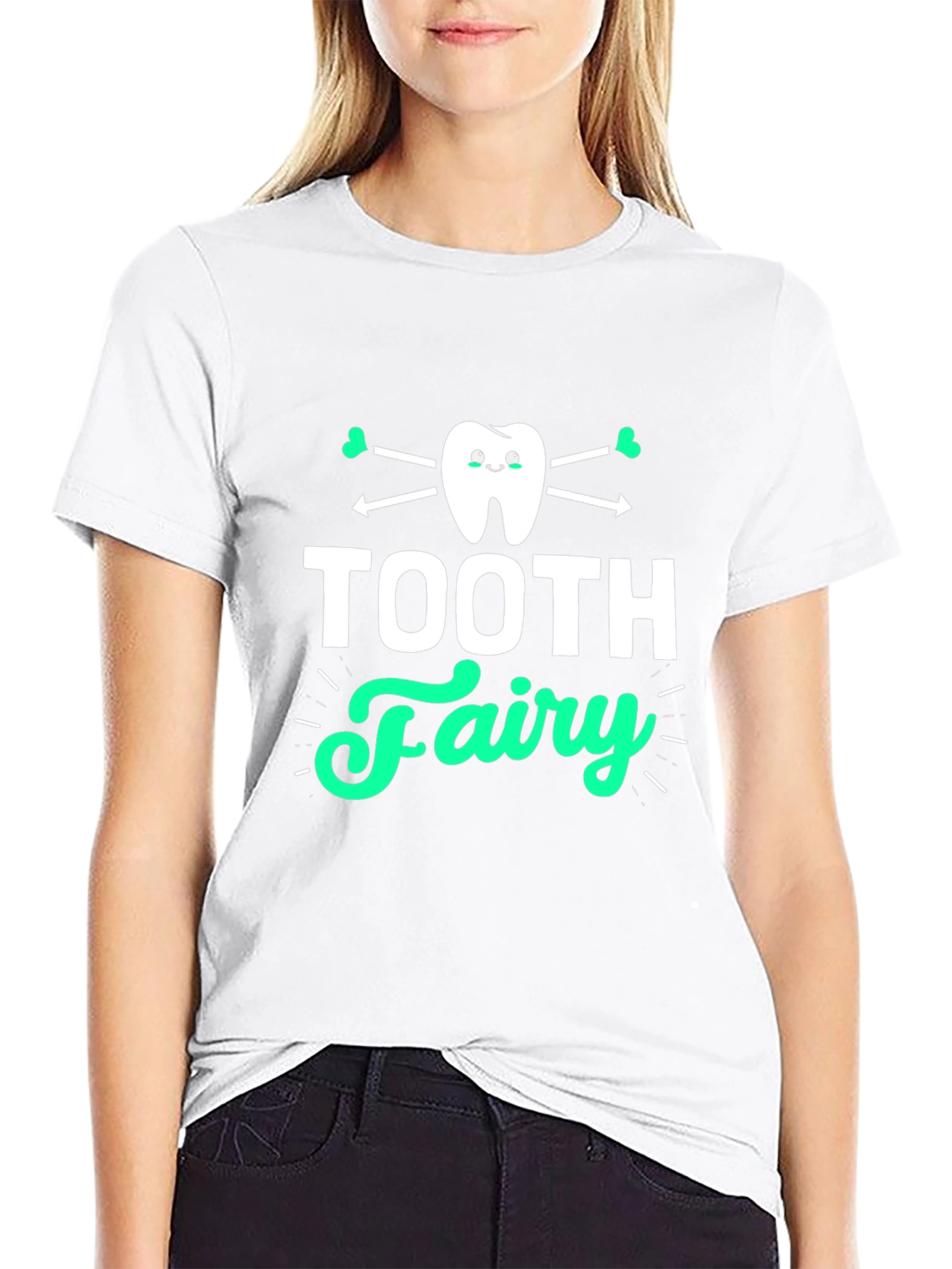 Tooth Fairy Graphic T-Shirt - Black Cotton Tee