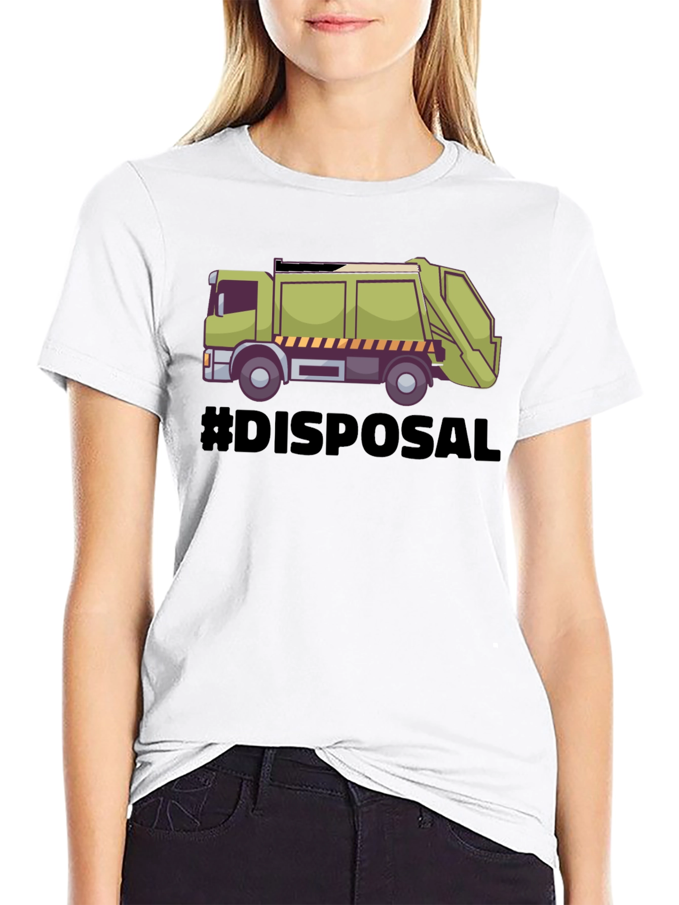 Garbage Truck Disposal Graphic T-Shirt