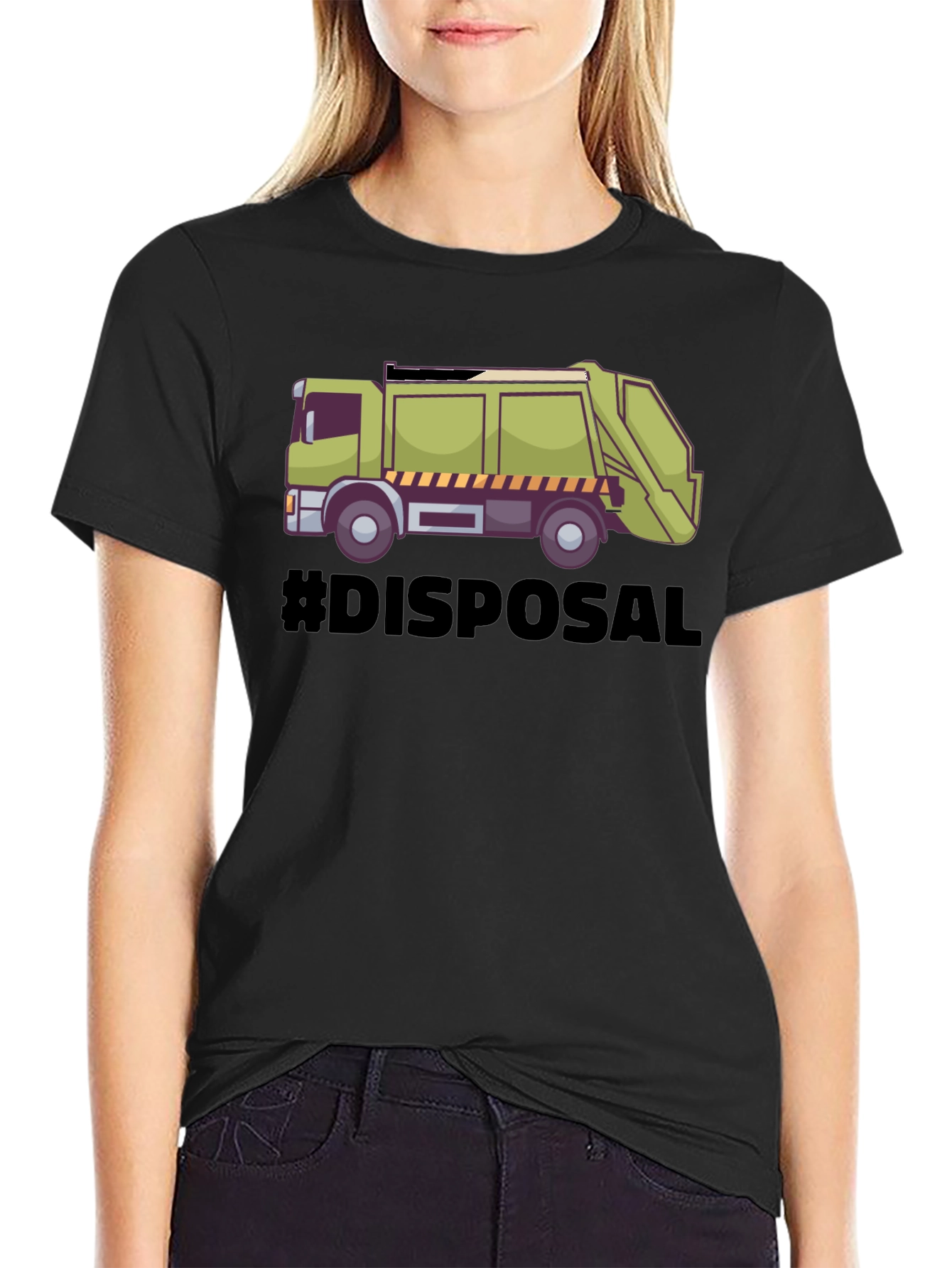Garbage Truck Disposal Graphic T-Shirt