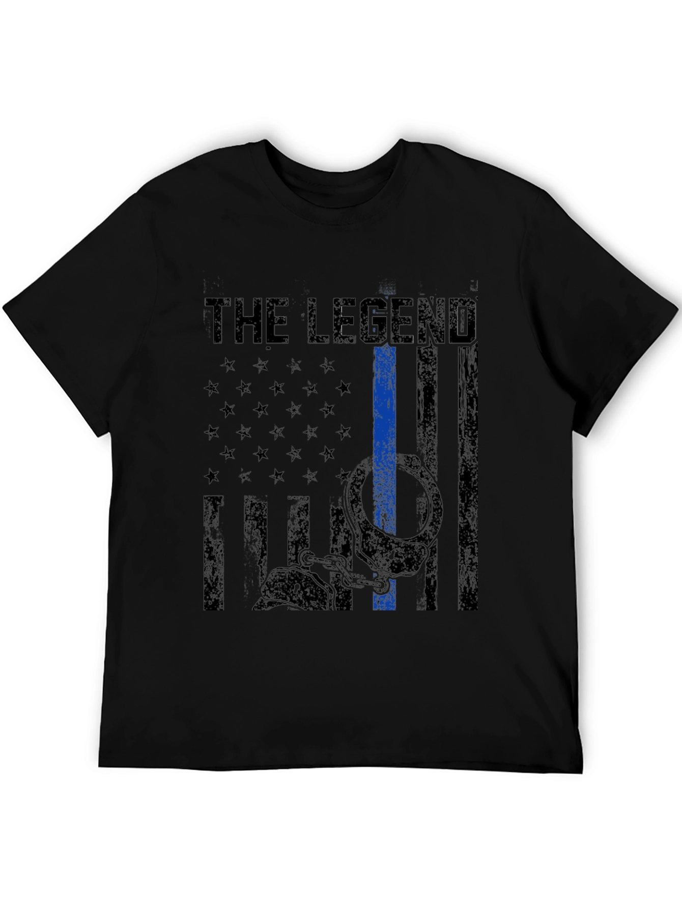 The Legend Thin Blue Line Police T-Shirt