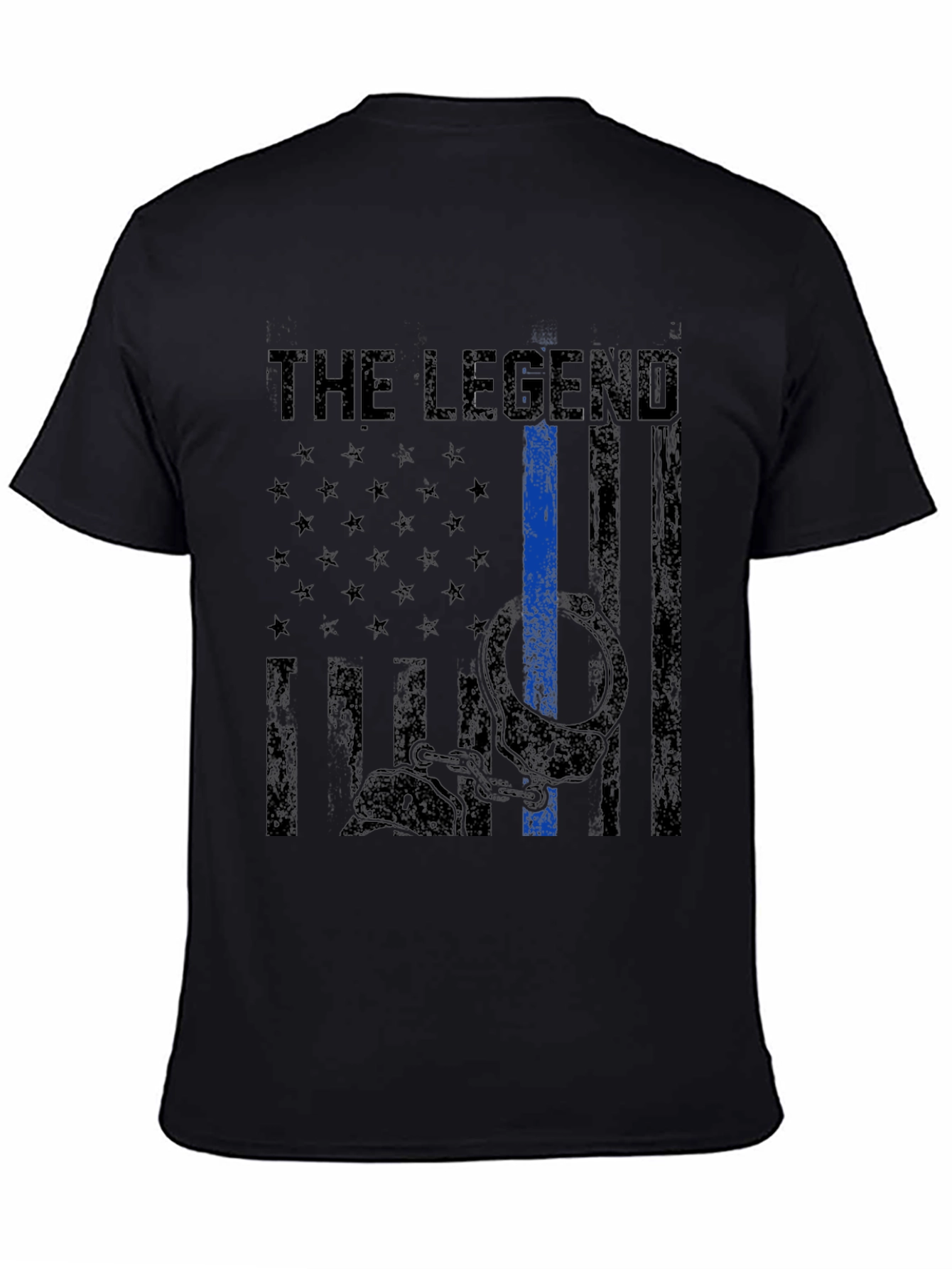 The Legend Thin Blue Line Police T-Shirt