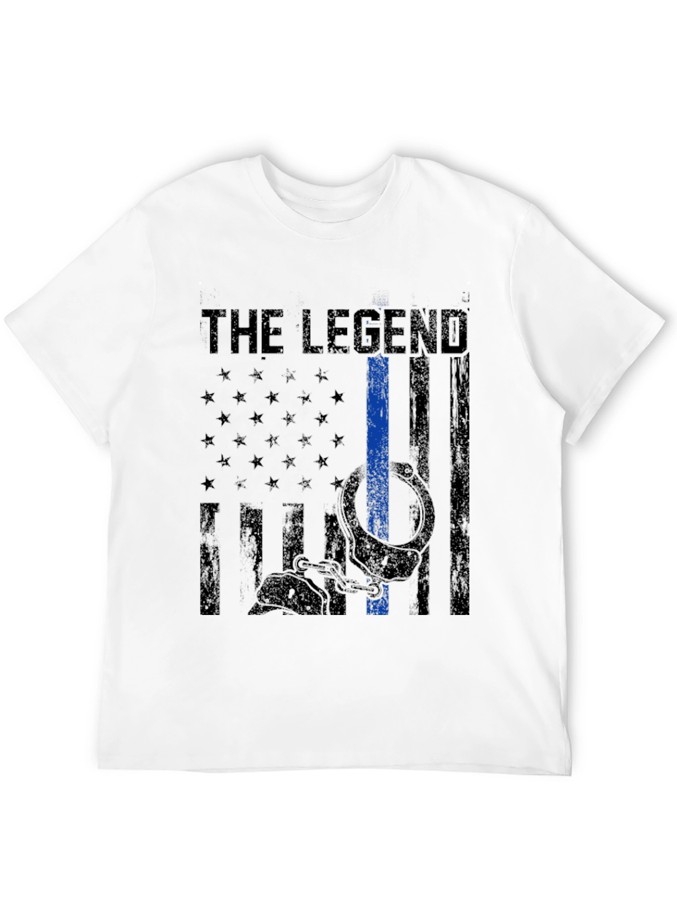 The Legend Thin Blue Line Police T-Shirt