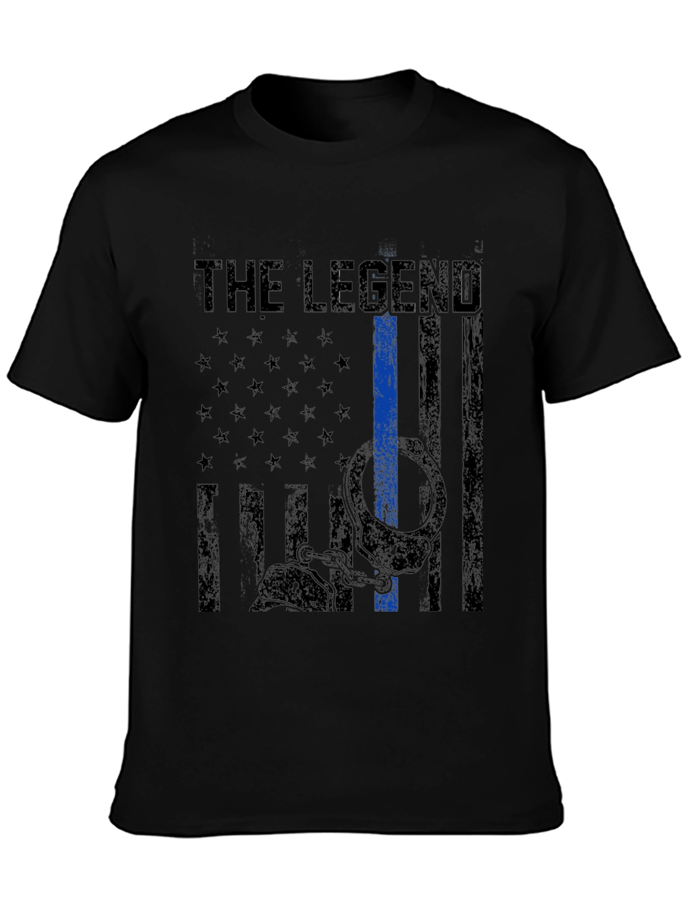 The Legend Thin Blue Line Police T-Shirt