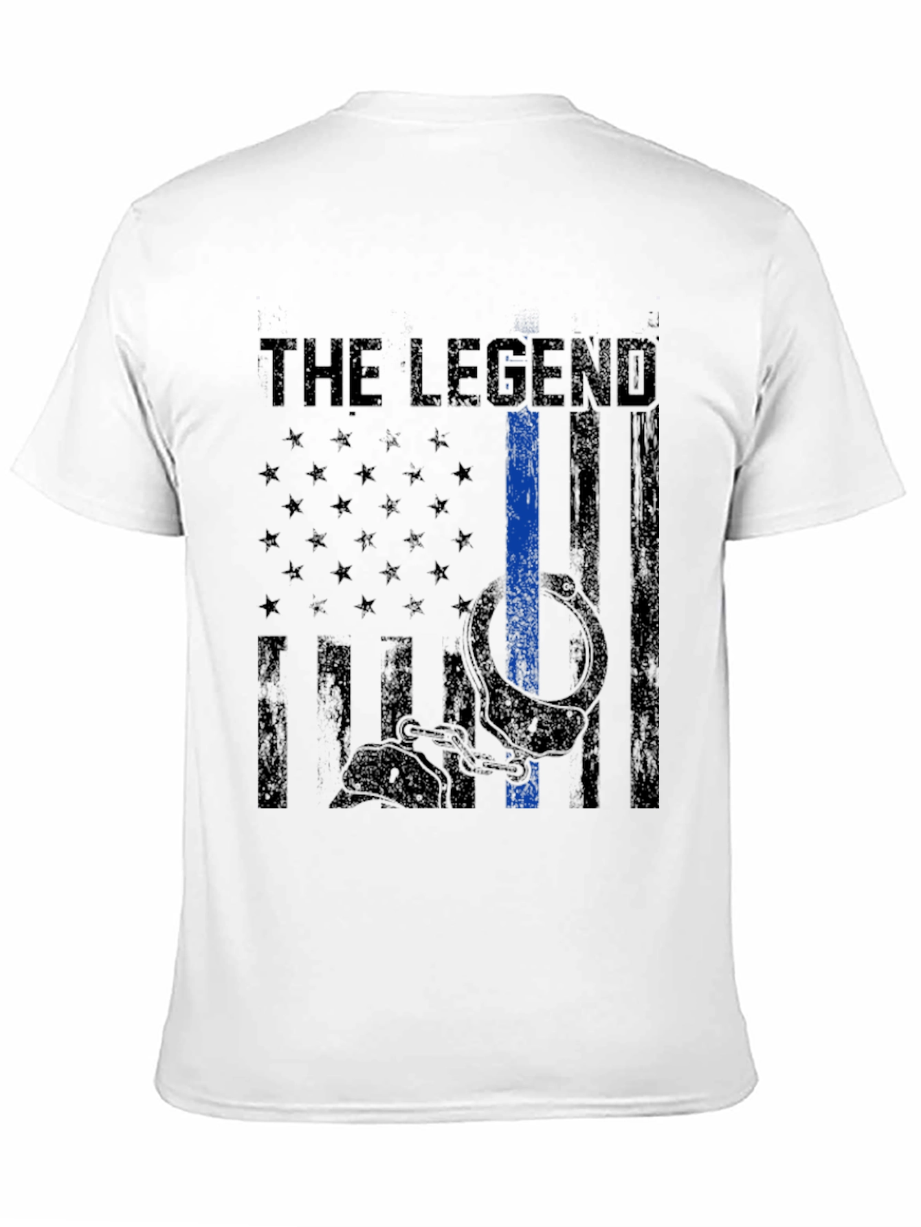 The Legend Thin Blue Line Police T-Shirt