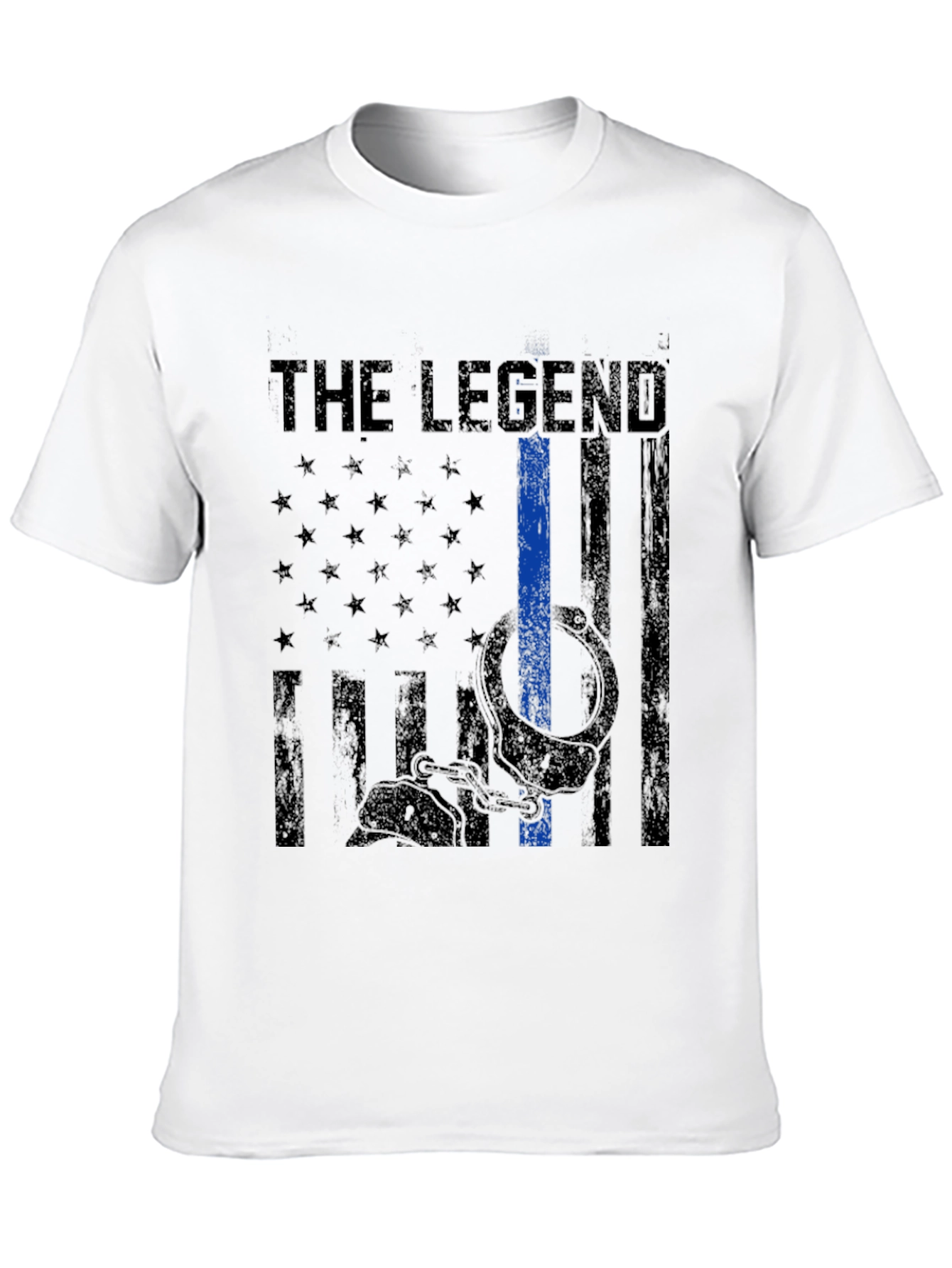 The Legend Thin Blue Line Police T-Shirt