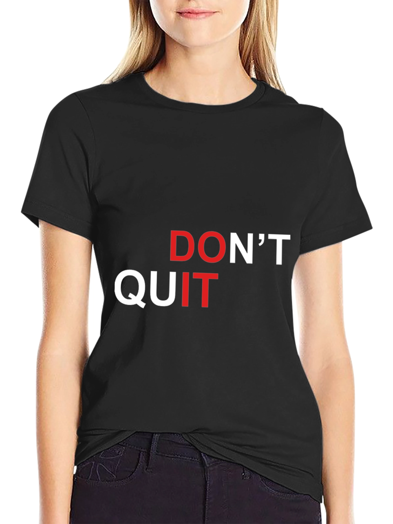 Motivational Dont Quit Graphic T-Shirt
