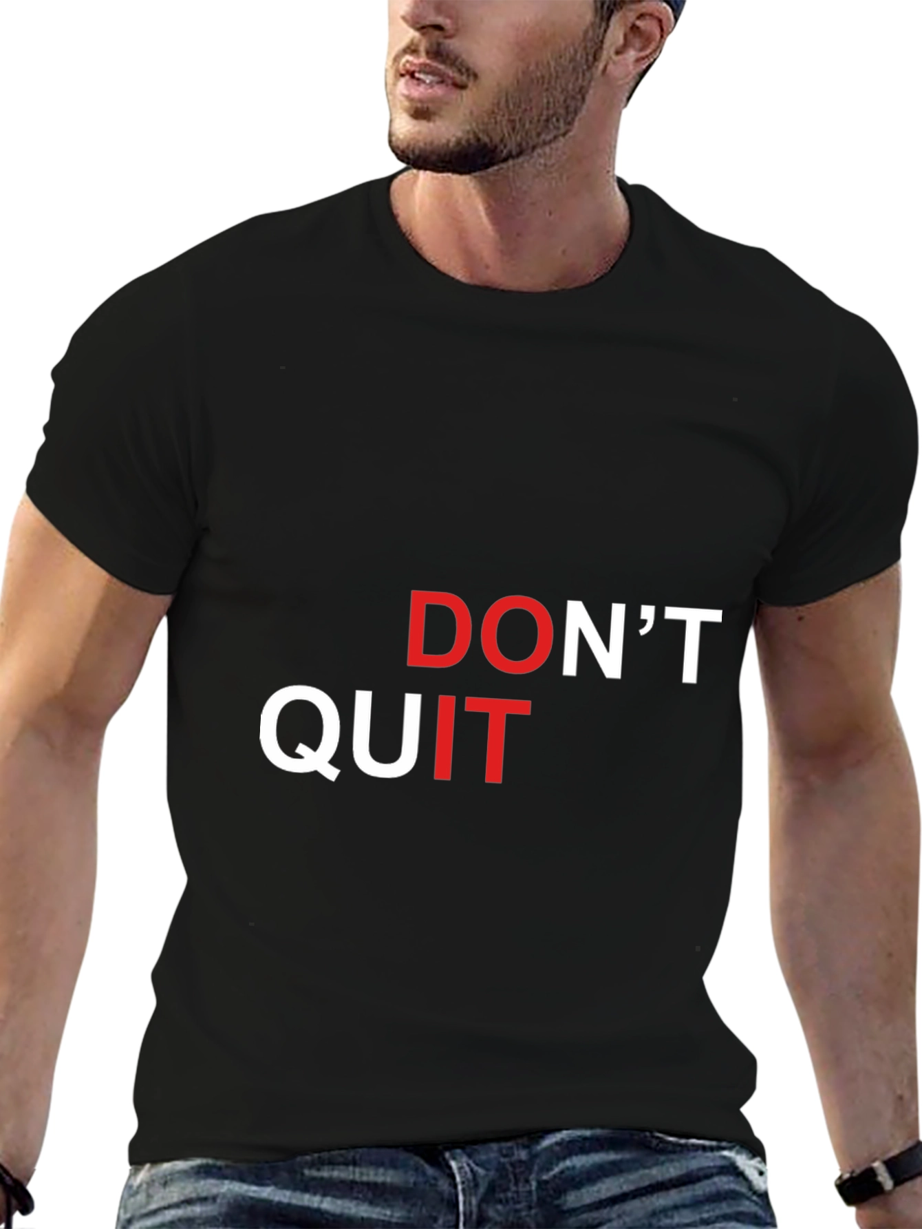 Motivational Dont Quit Graphic T-Shirt