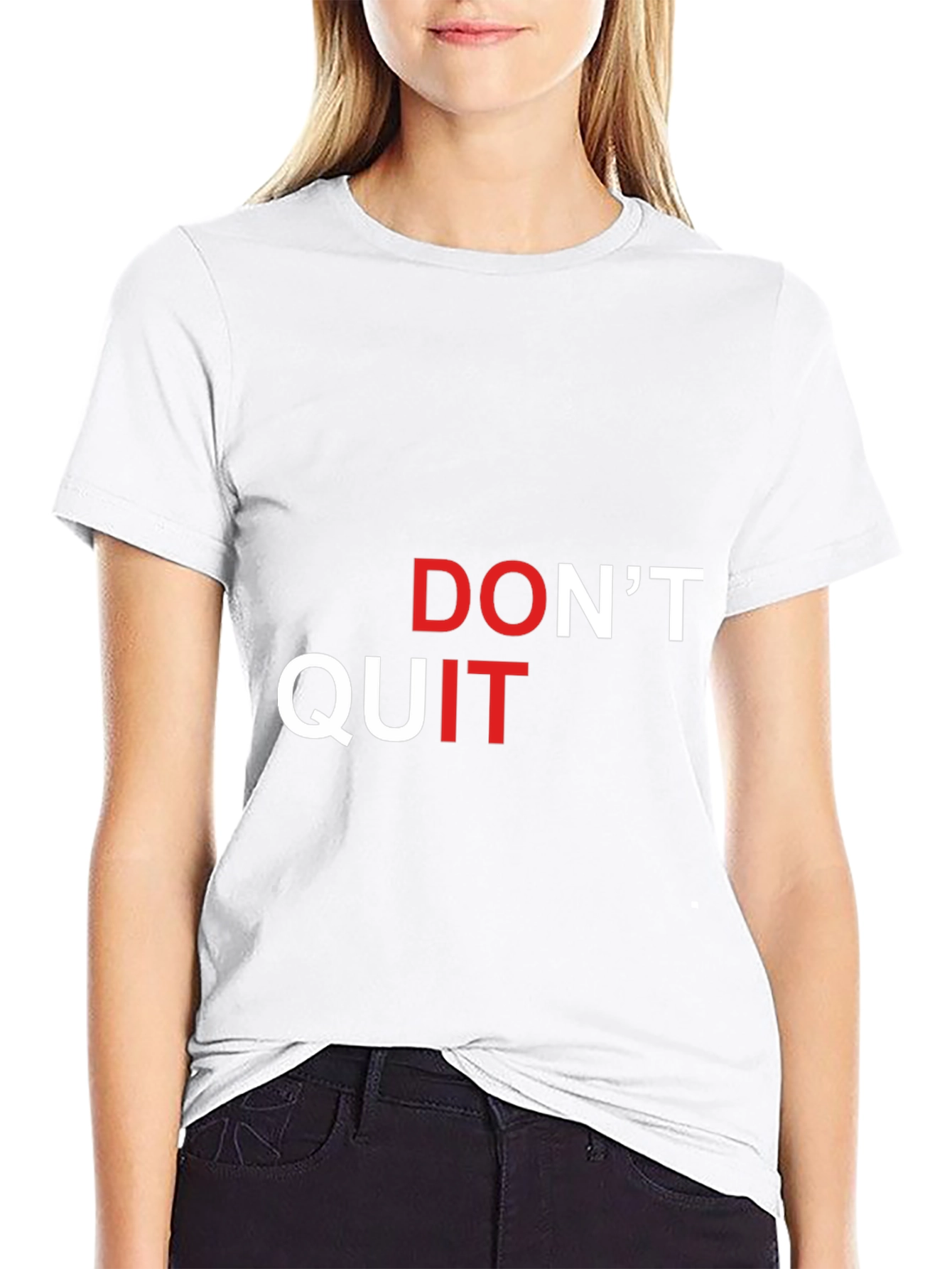Motivational Dont Quit Graphic T-Shirt