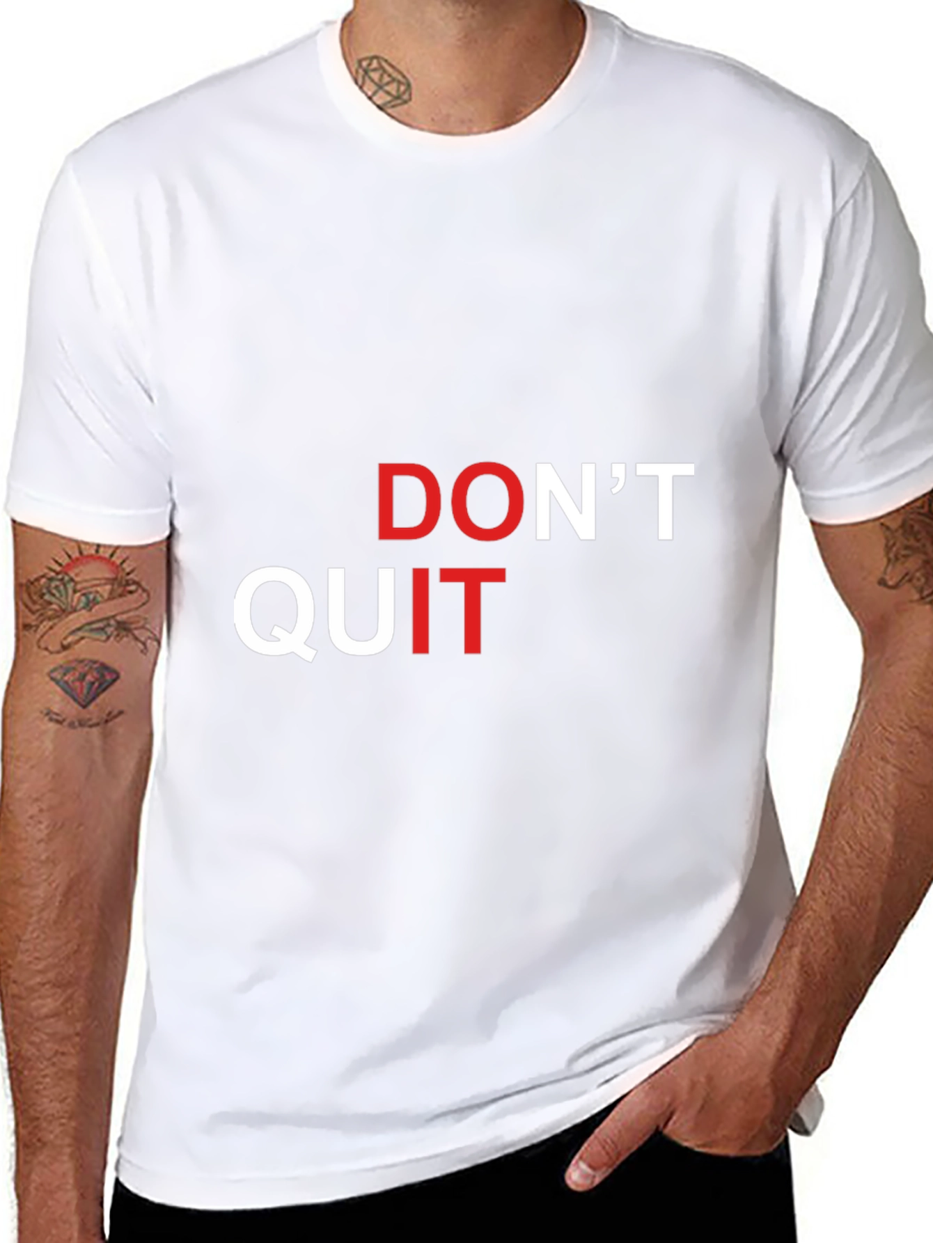 Motivational Dont Quit Graphic T-Shirt