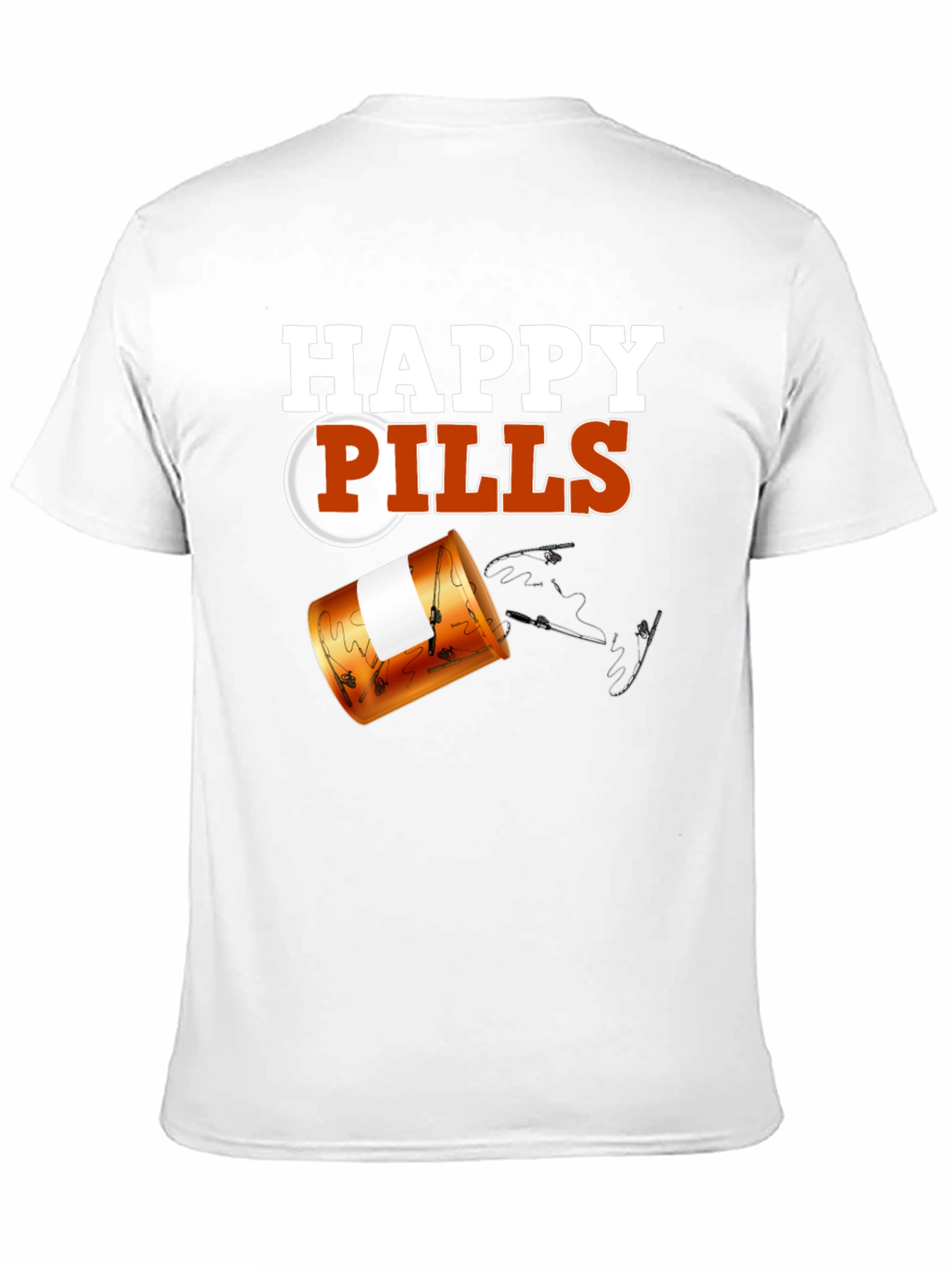 Happy Pills Funny Fishing T-Shirt