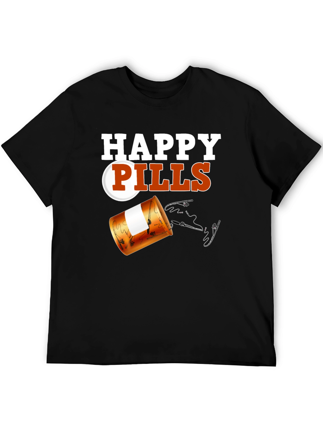 Happy Pills Funny Fishing T-Shirt