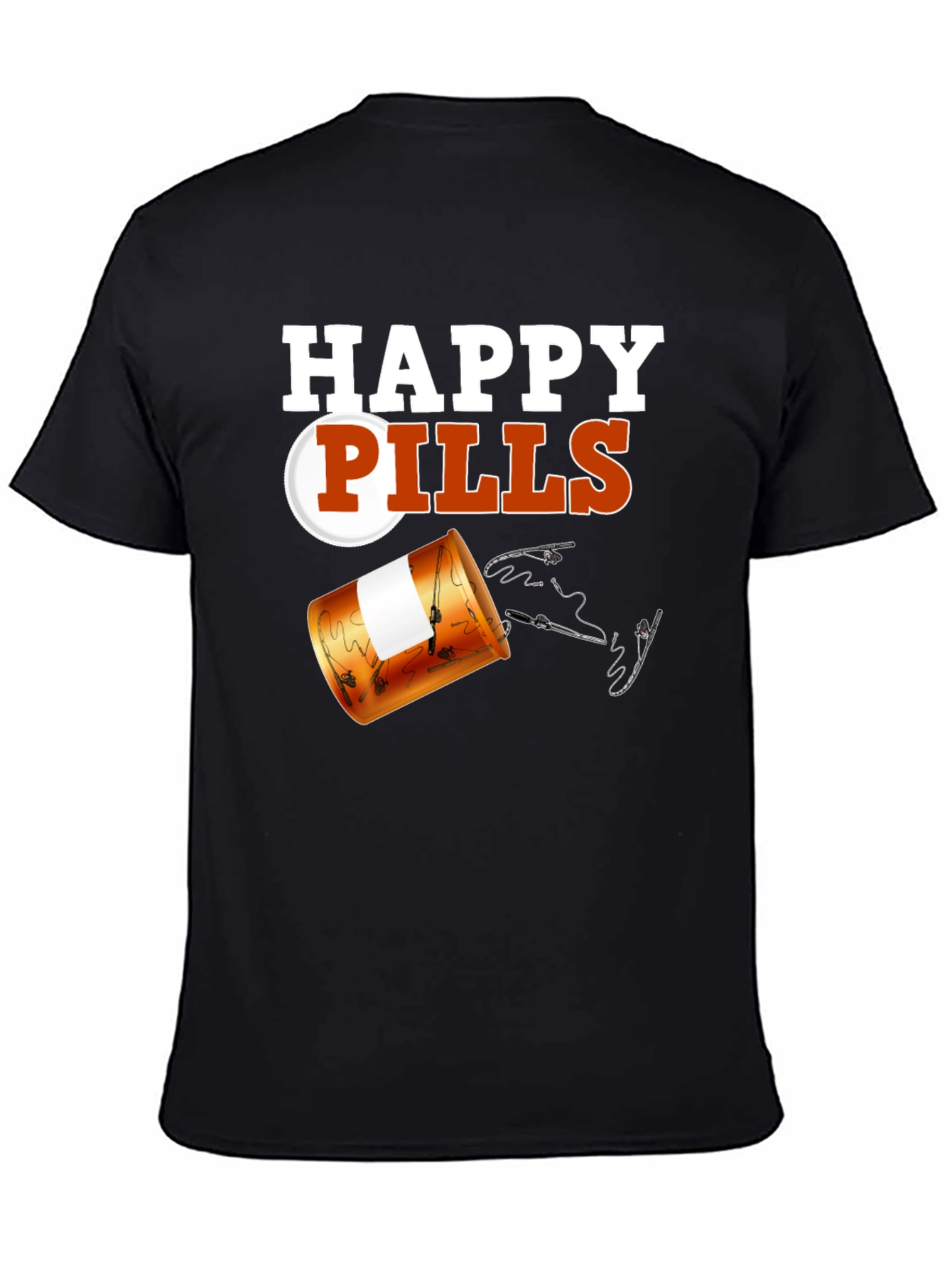 Happy Pills Funny Fishing T-Shirt