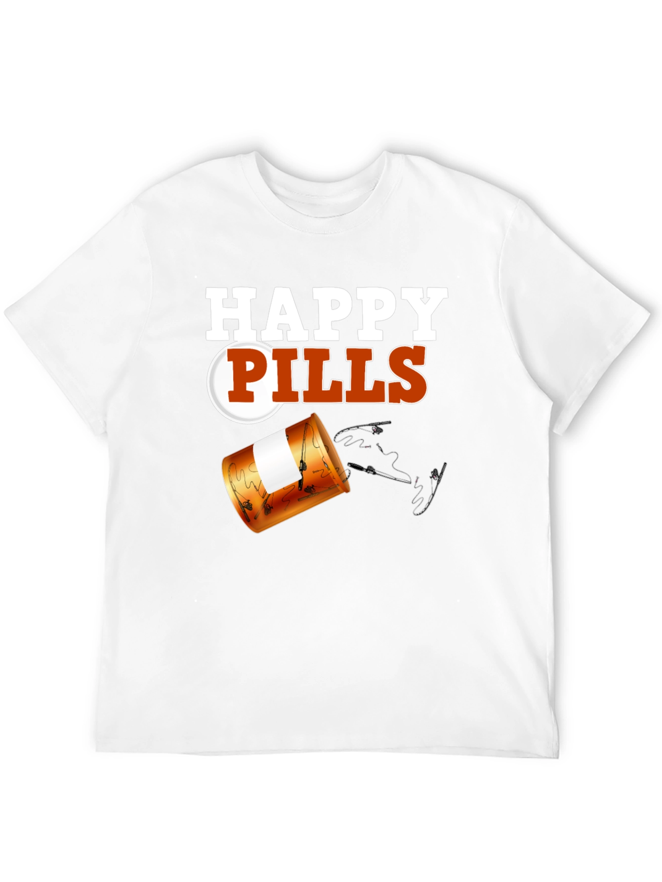 Happy Pills Funny Fishing T-Shirt