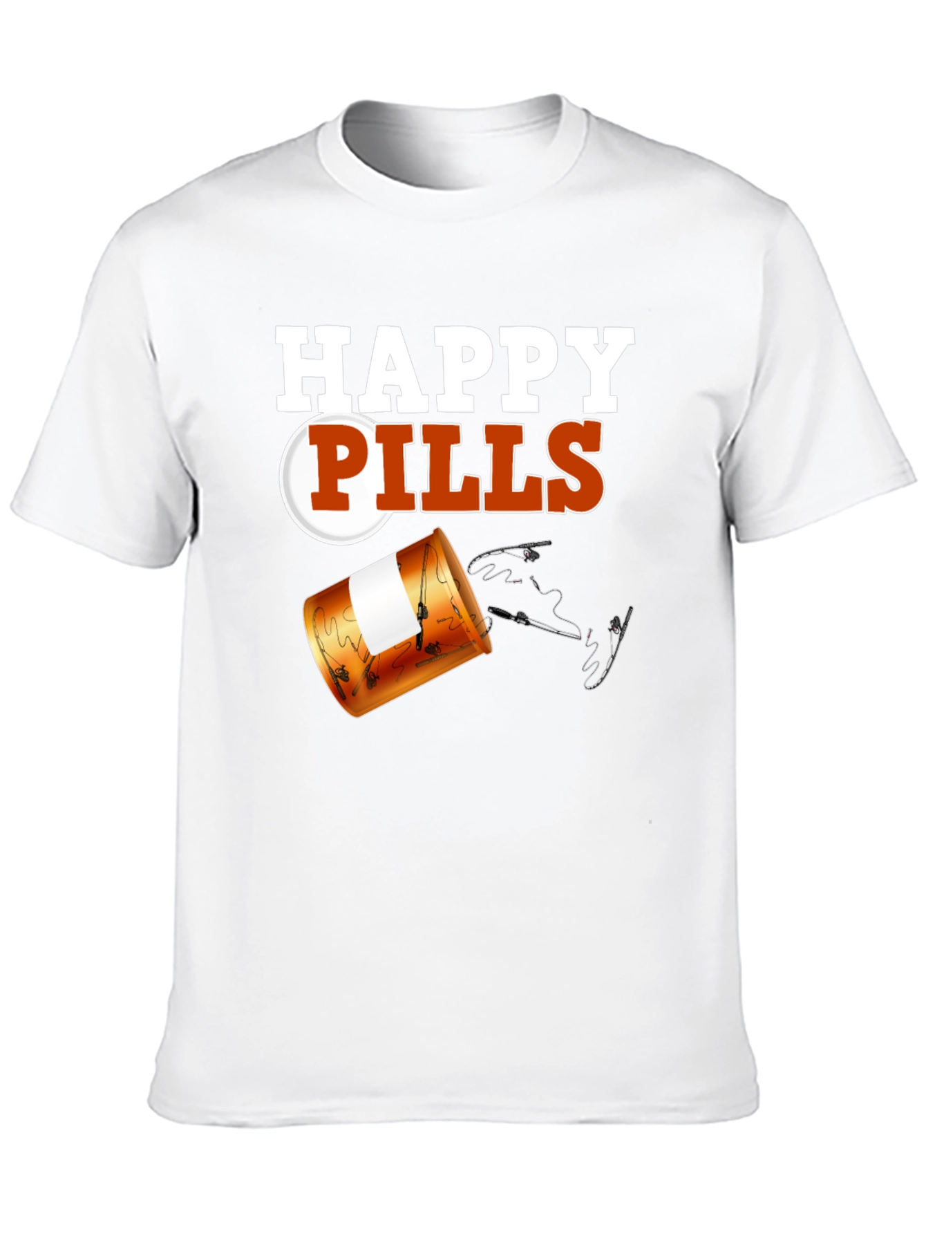 Happy Pills Funny Fishing T-Shirt