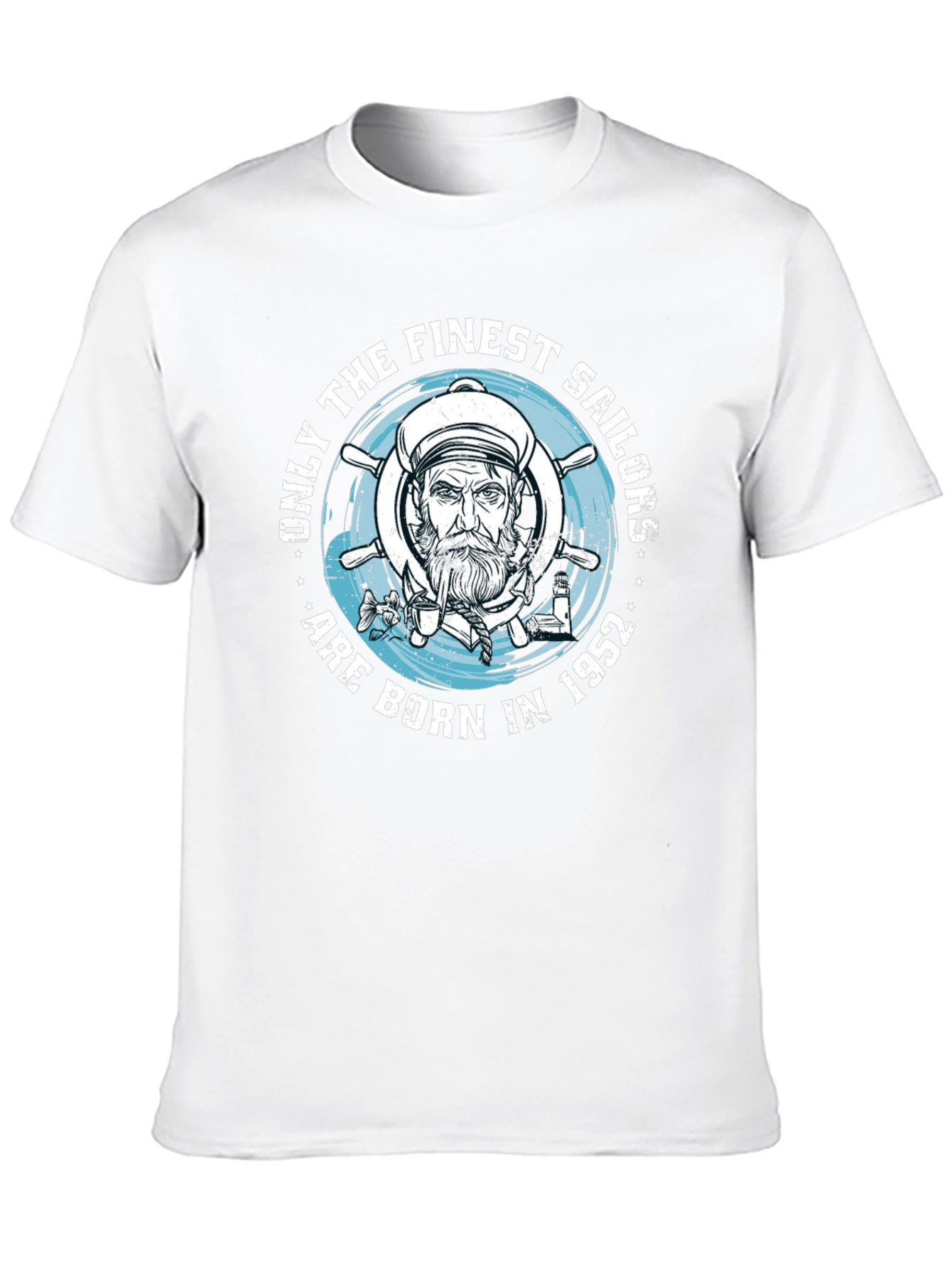 Finest Sailors Born in 1952 Black T-Shirt