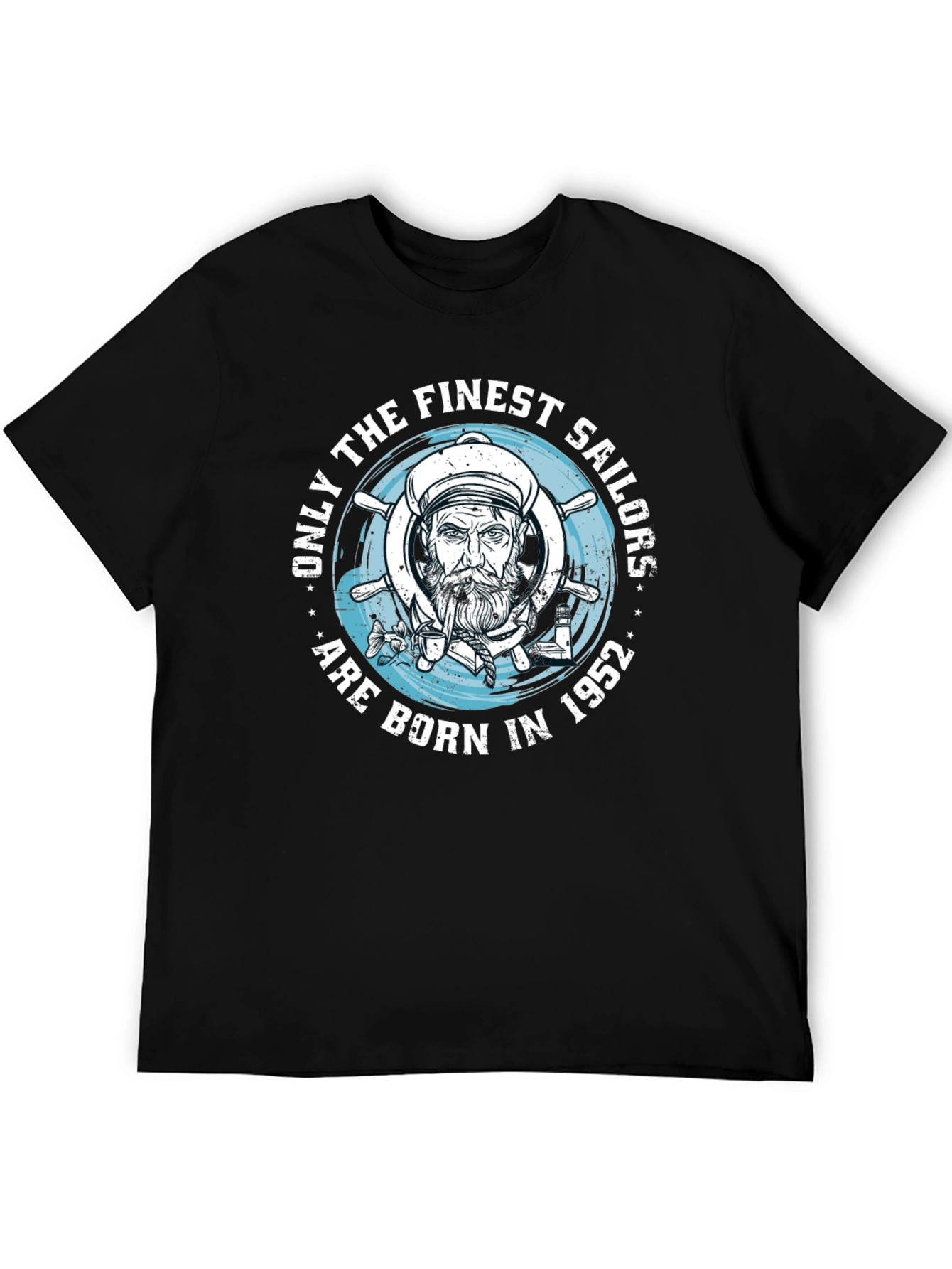 Finest Sailors Born in 1952 Black T-Shirt