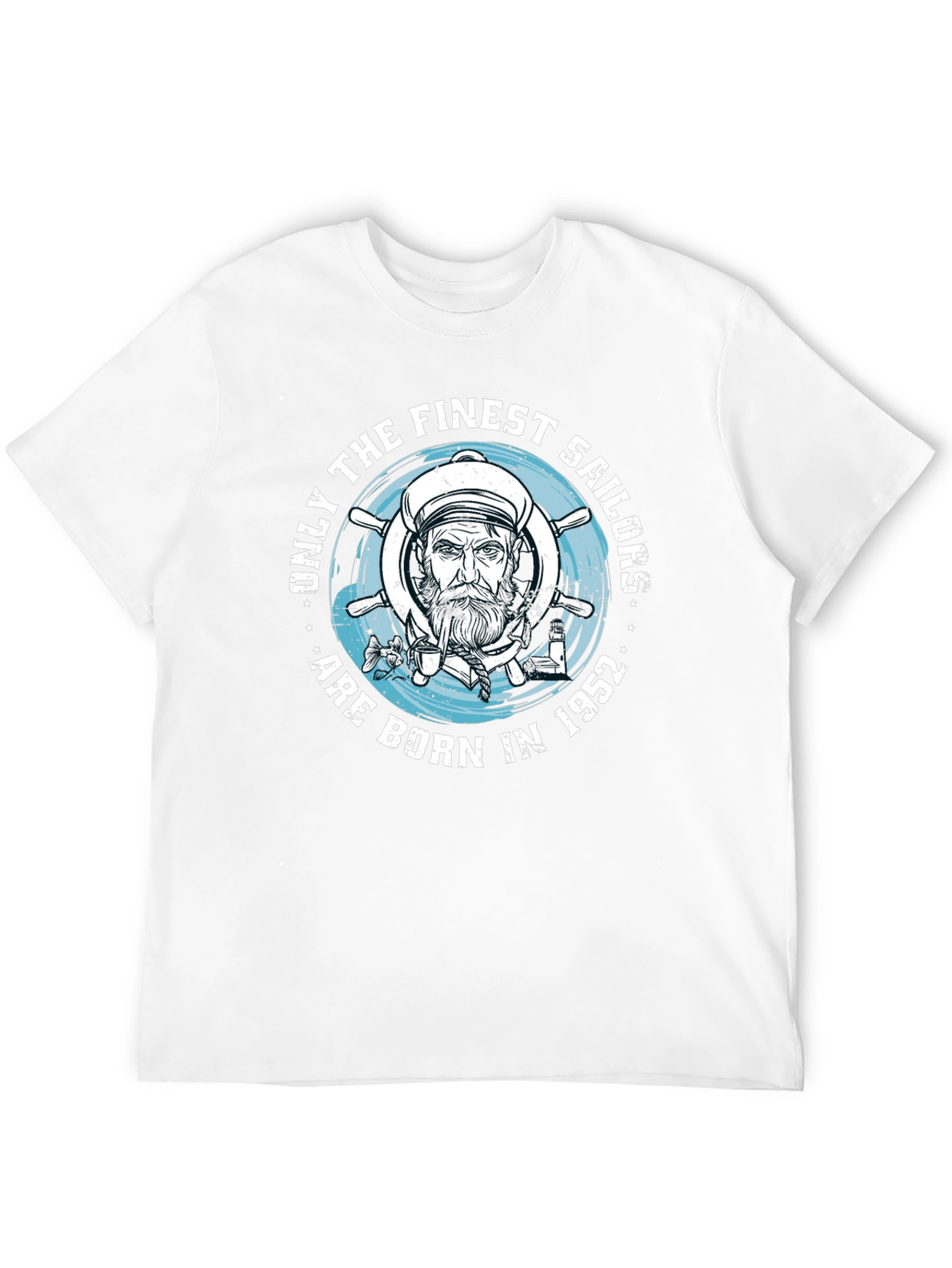 Finest Sailors Born in 1952 Black T-Shirt