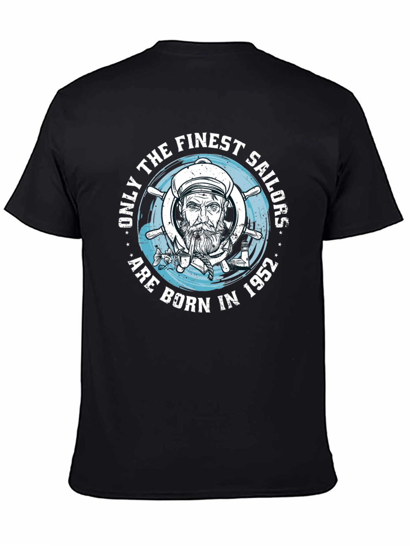 Finest Sailors Born in 1952 Black T-Shirt