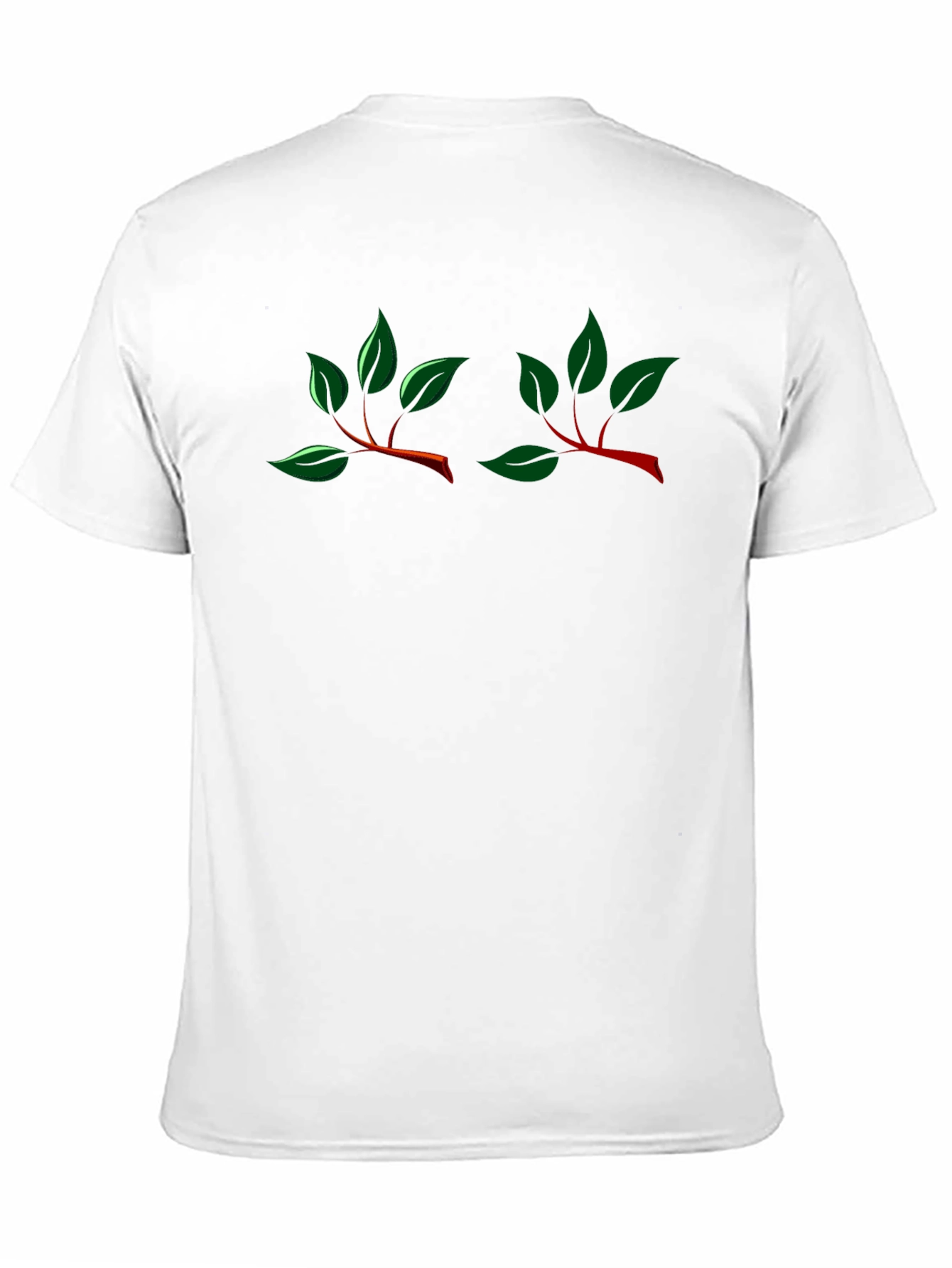 Leaf Branch Black T-Shirt