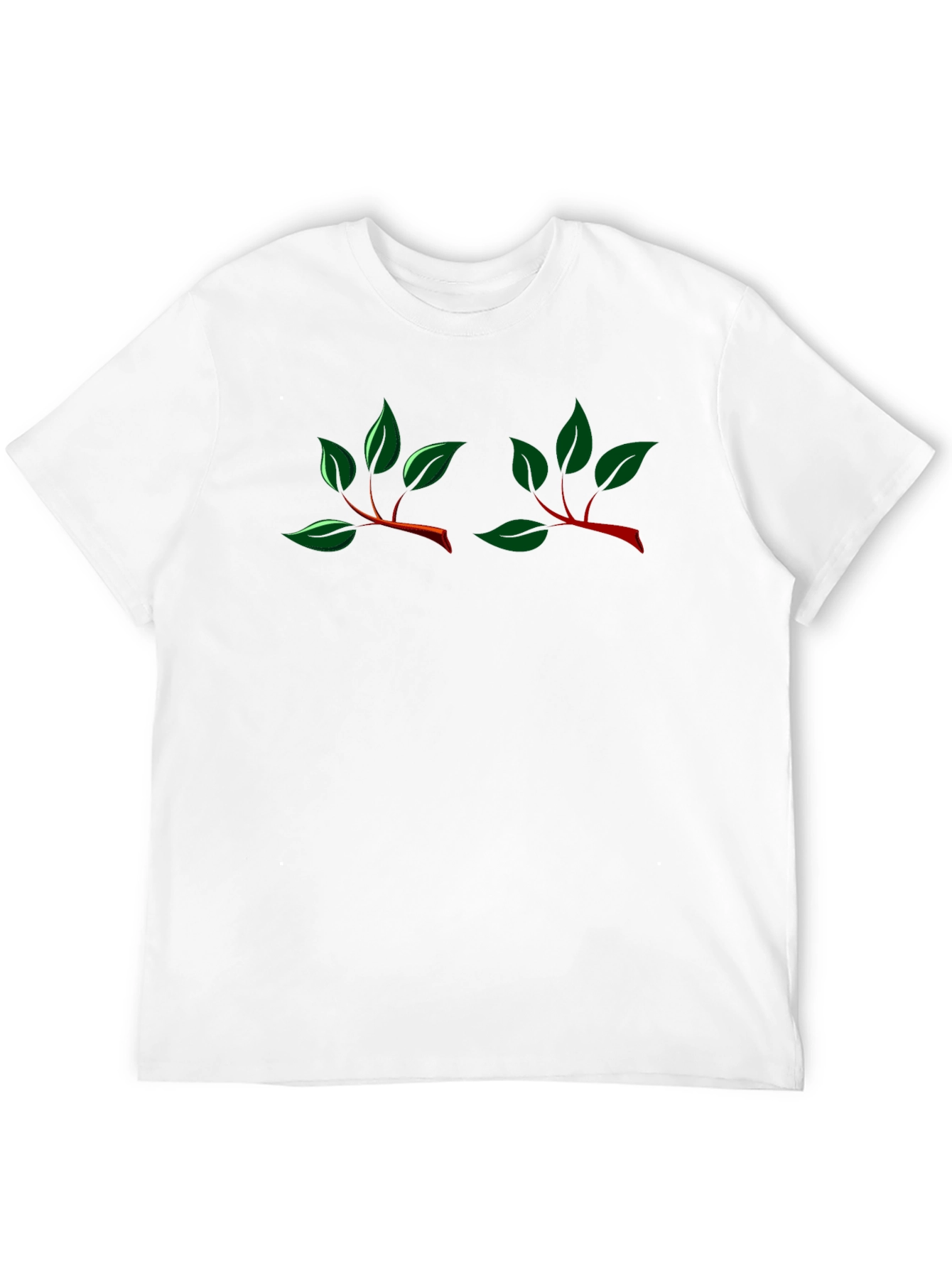 Leaf Branch Black T-Shirt