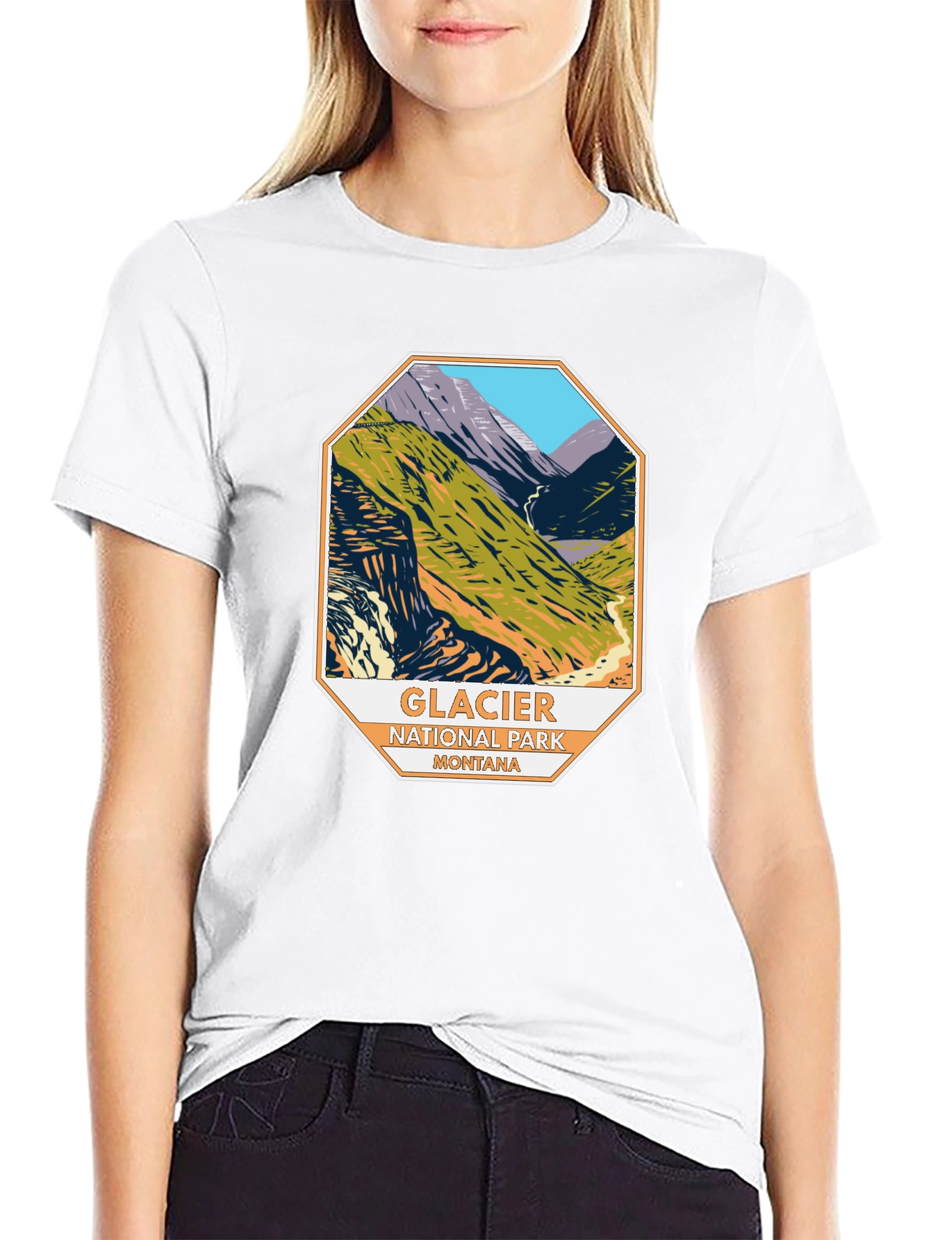 Glacier National Park Montana Tee