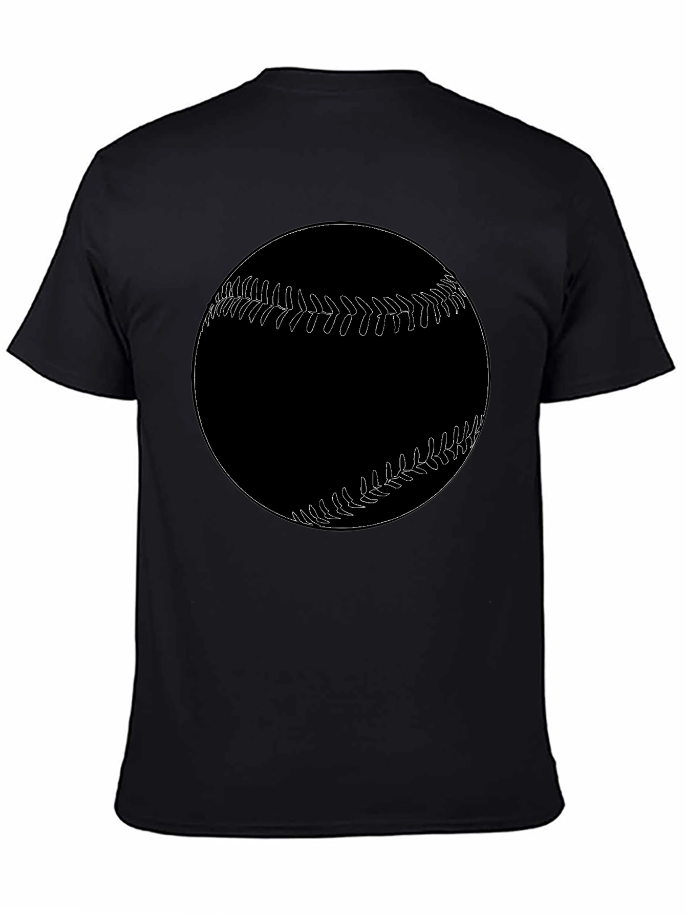 Baseball Graphic Tee - Black