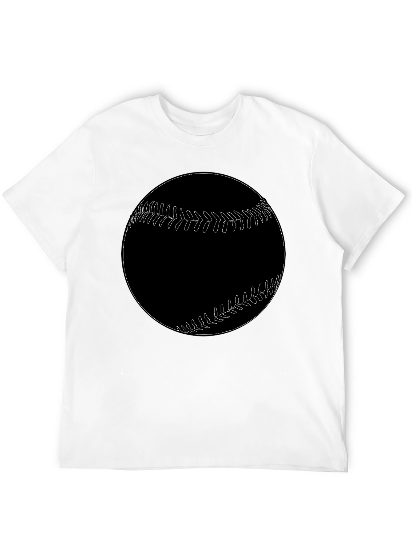 Baseball Graphic Tee - Black
