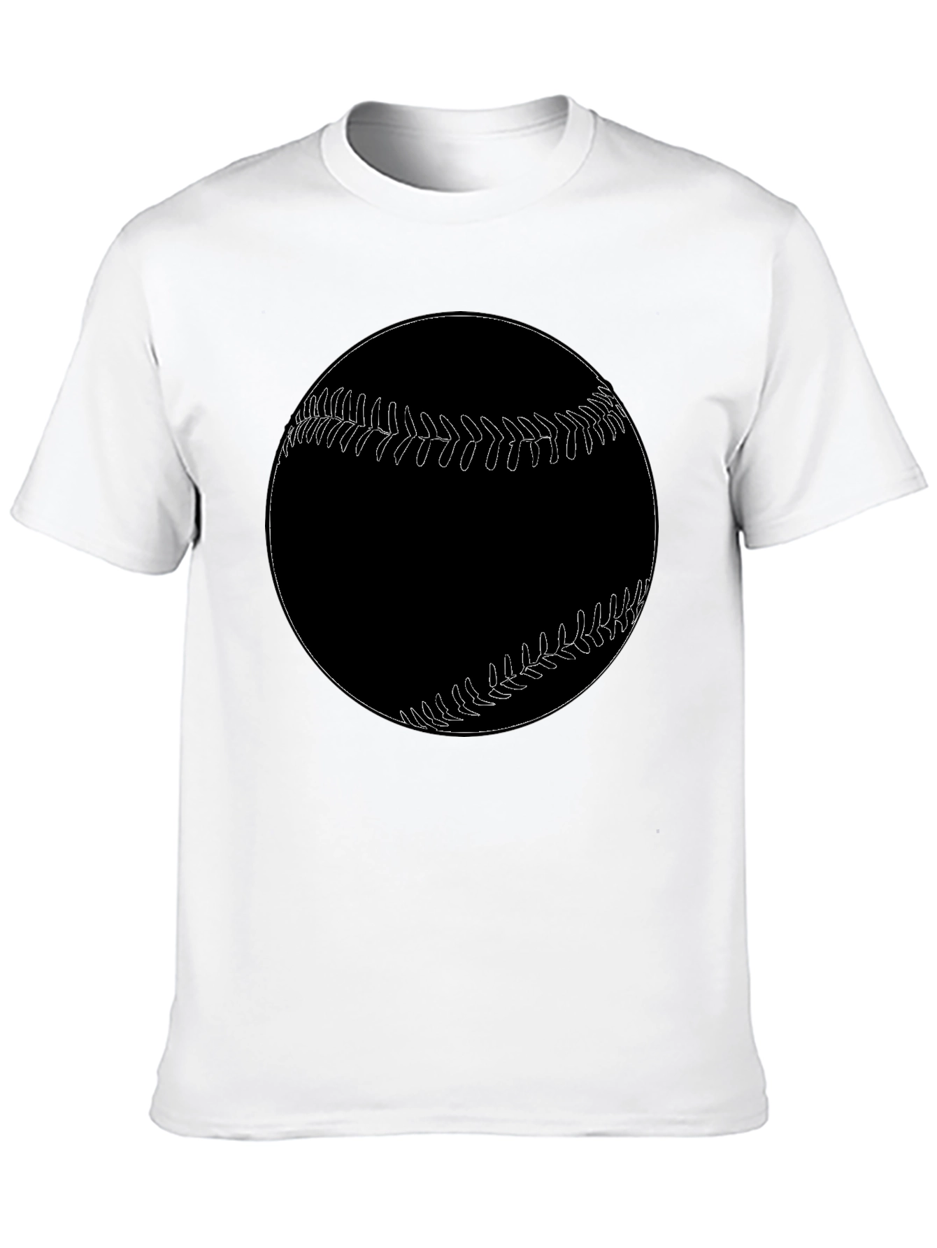 Baseball Graphic Tee - Black