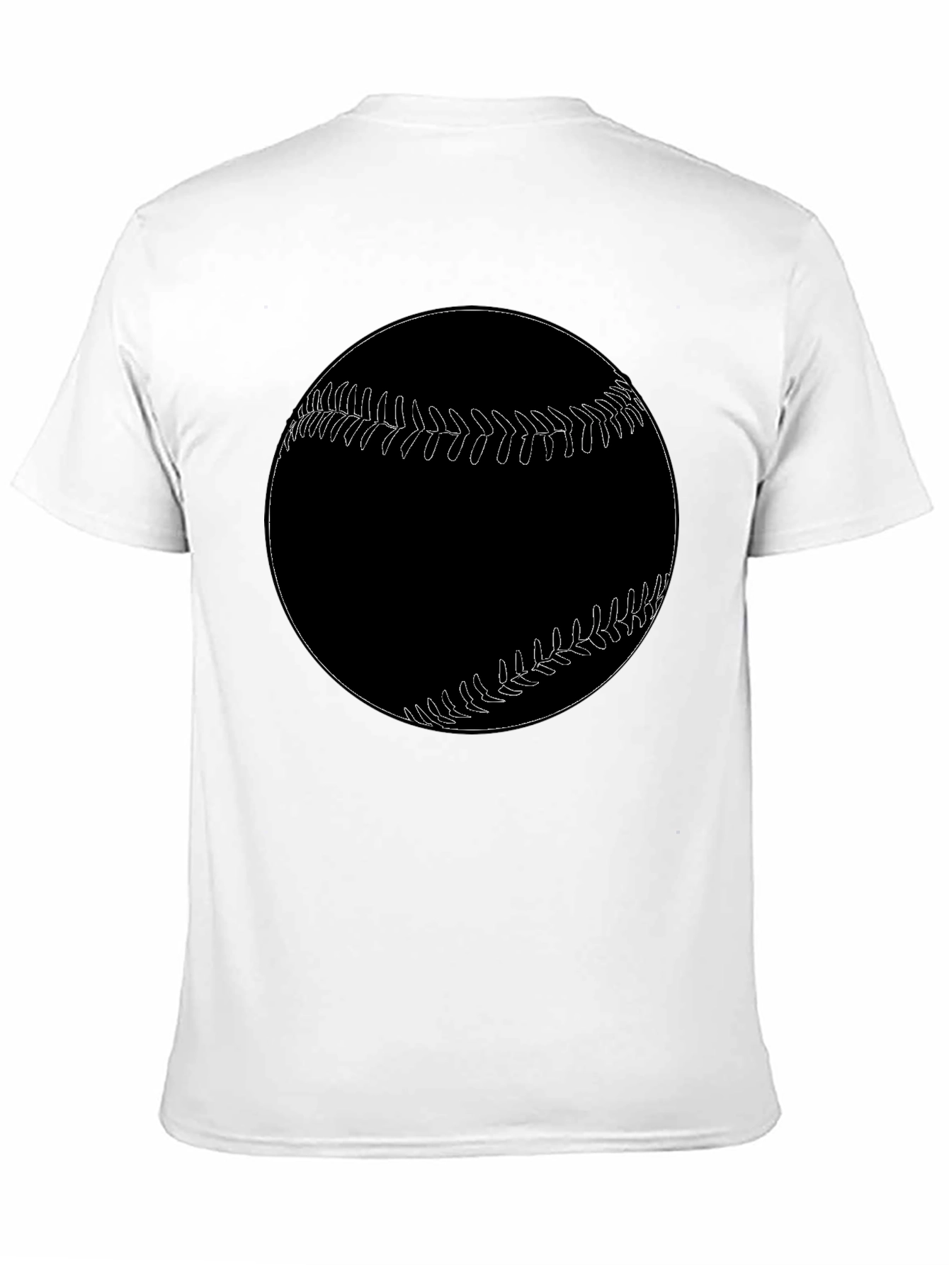 Baseball Graphic Tee - Black
