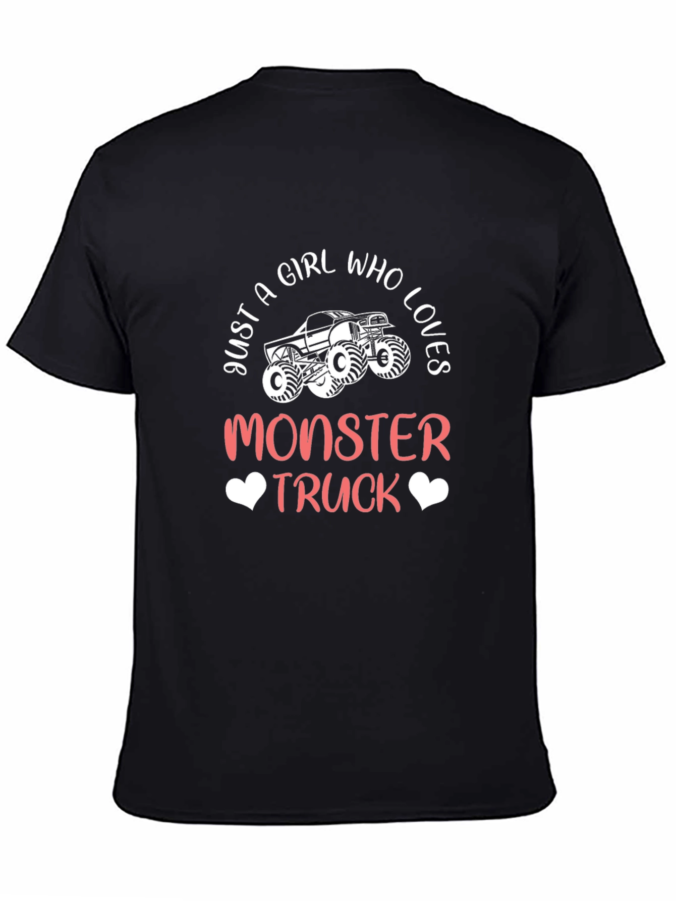 Girl Who Loves Monster Trucks T-Shirt