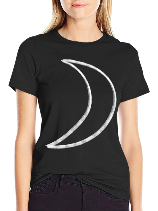 Crescent Moon Graphic T-Shirt - Stylish Minimalist Tee