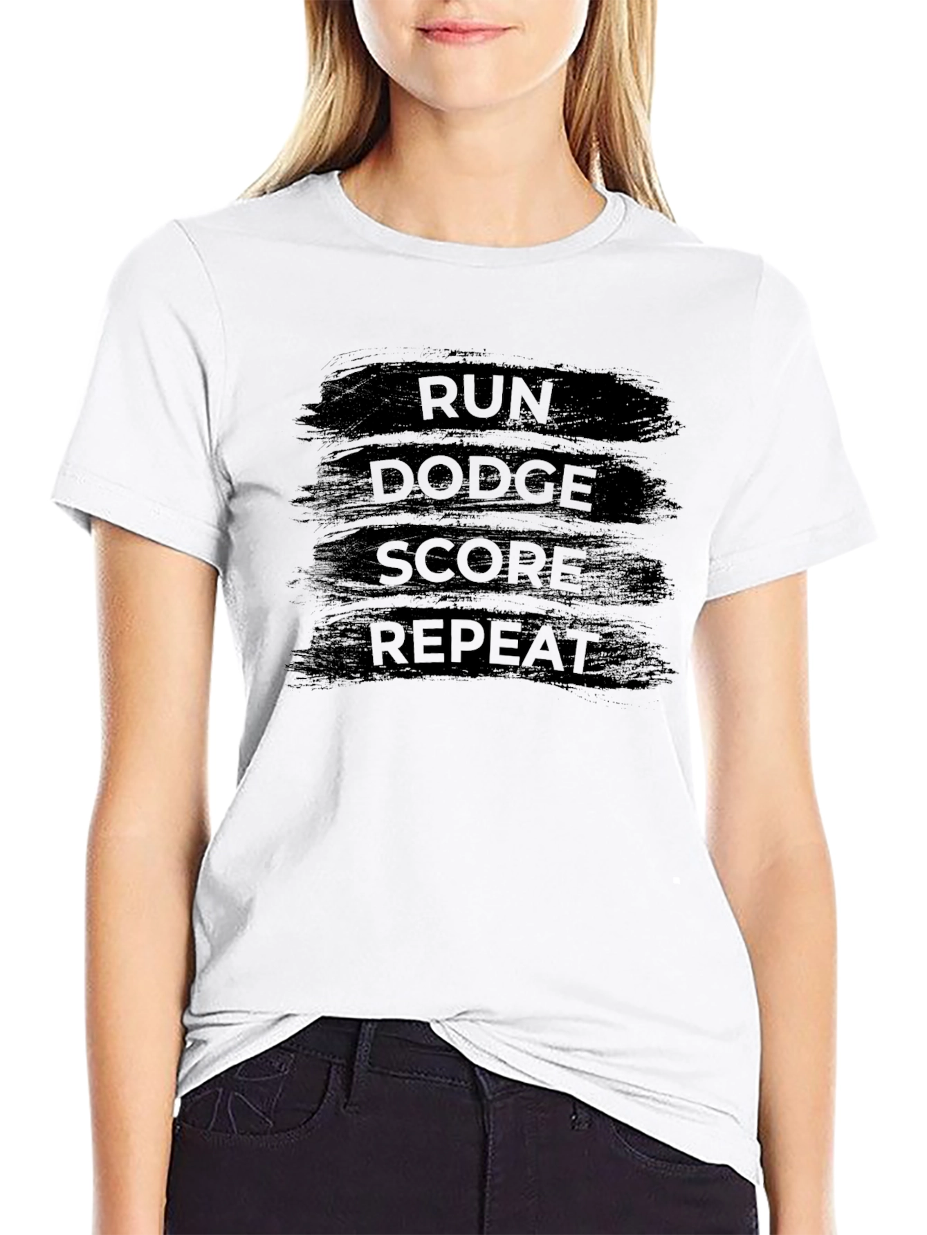 Run Dodge Score Repeat T-Shirt