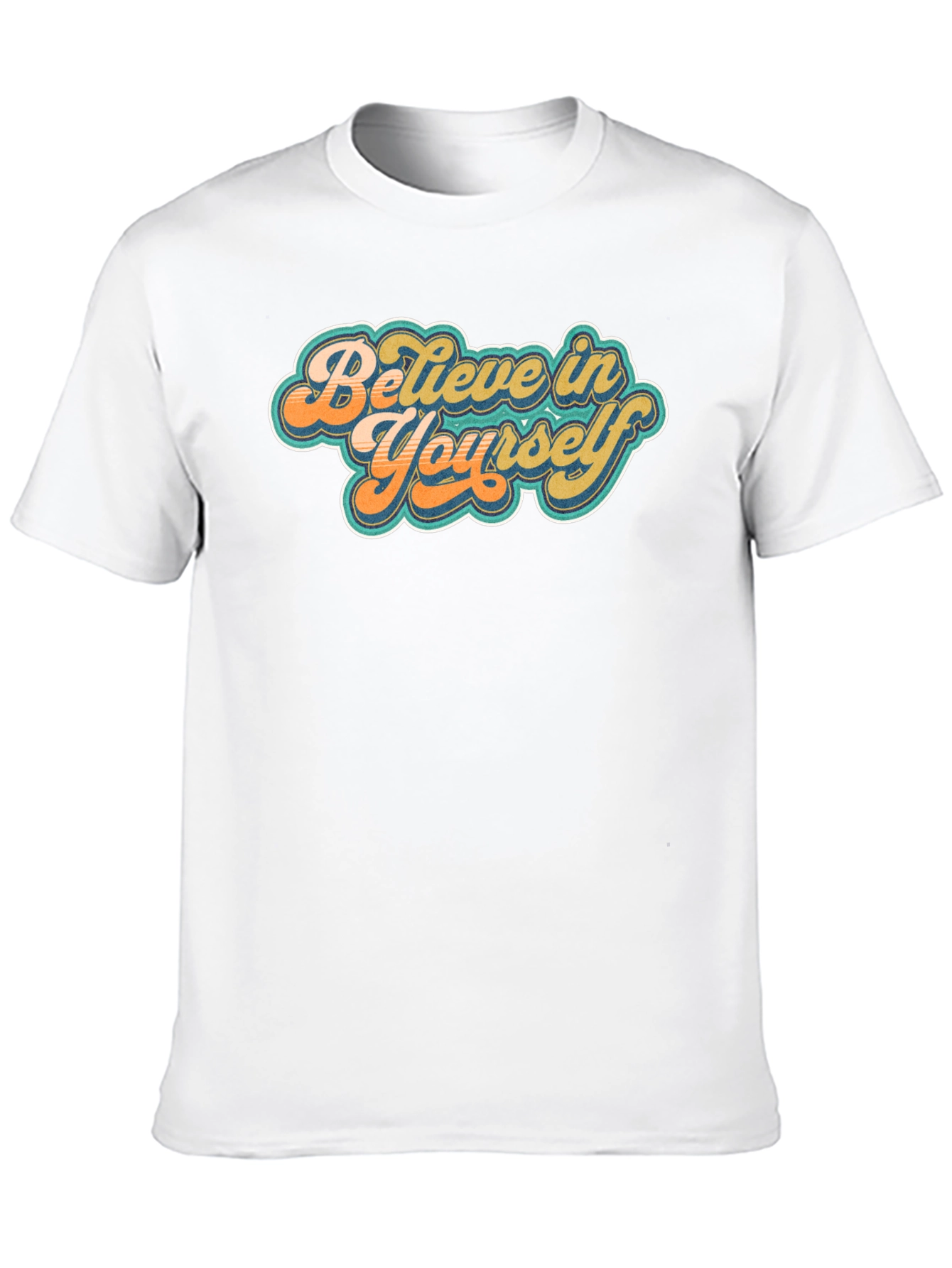 Retro Believe in Yourself Graphic Tee - Unisex