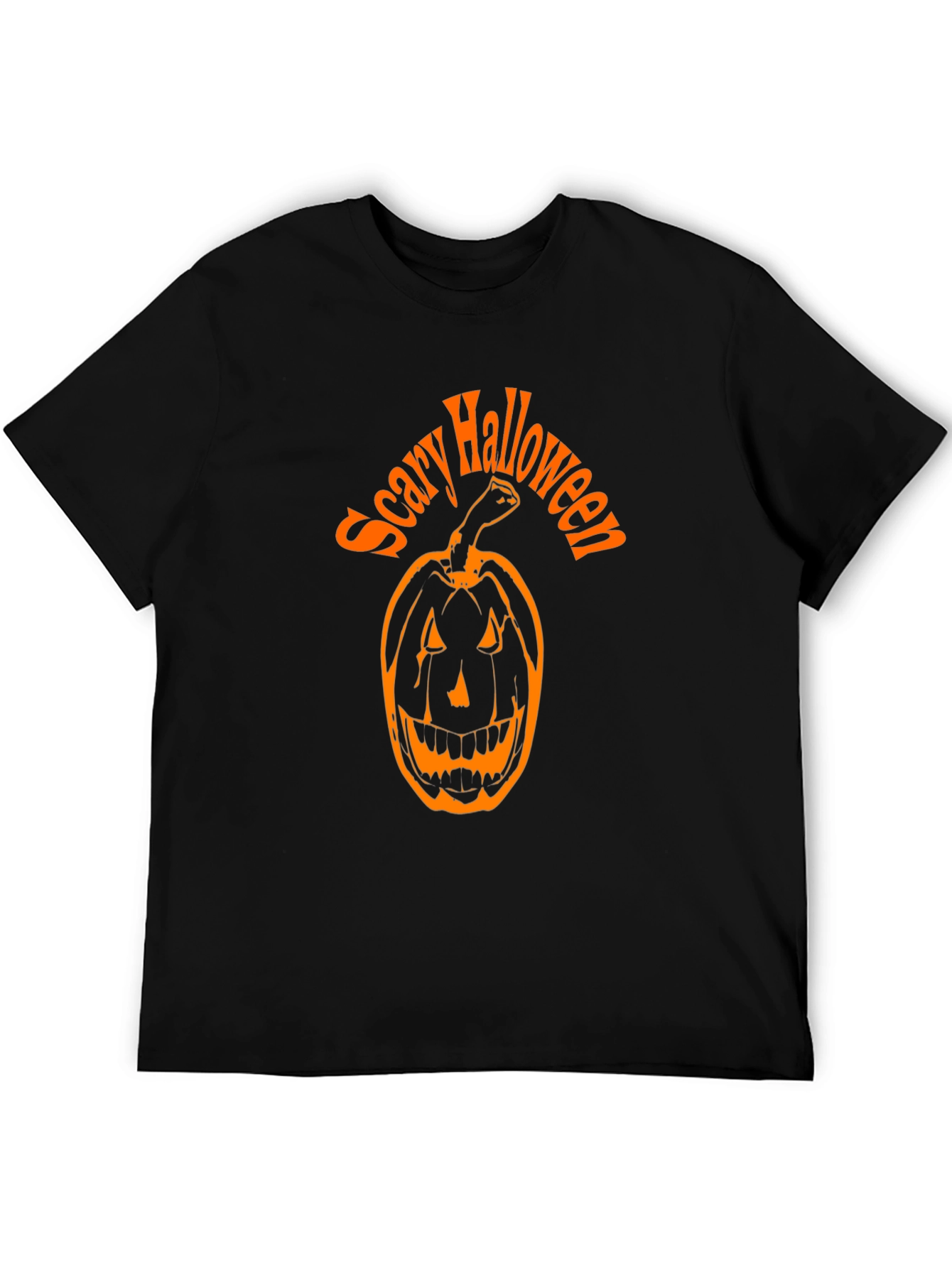 Scary Halloween Pumpkin T-Shirt