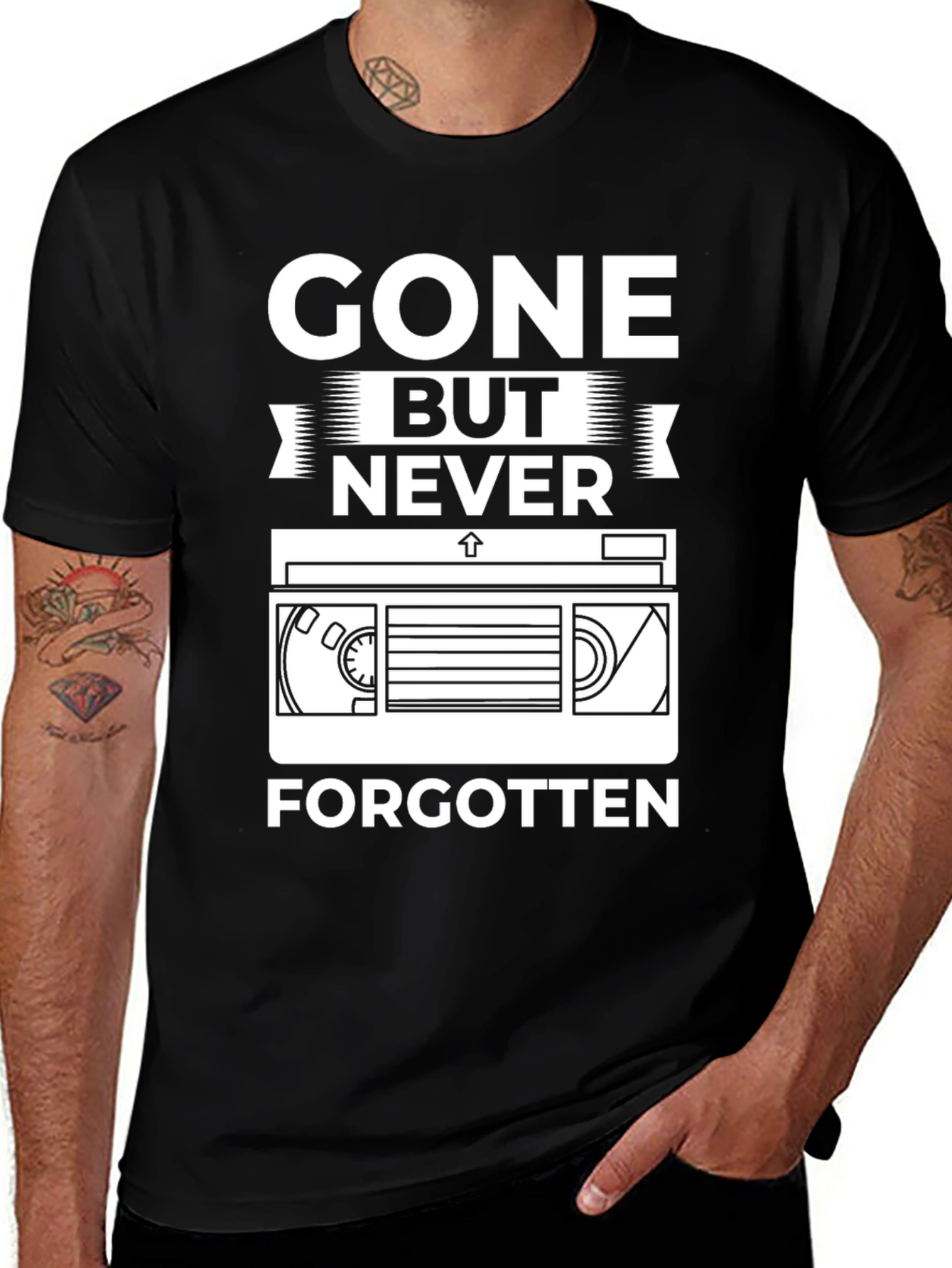 Gone But Never Forgotten VHS Cassette T-Shirt