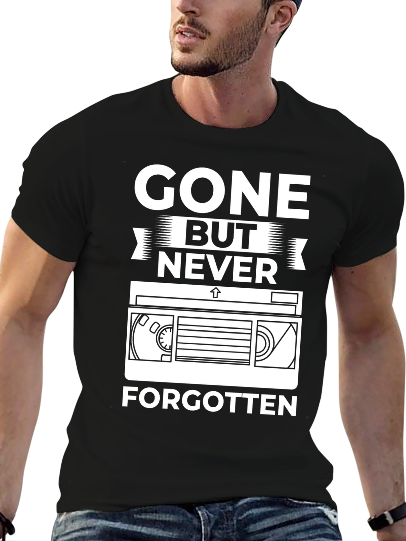 Gone But Never Forgotten VHS Cassette T-Shirt