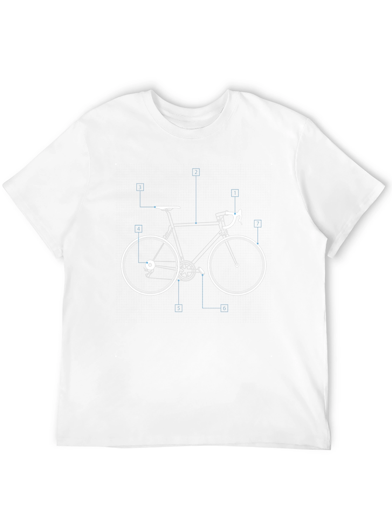 Cycling Diagram T-Shirt - Black