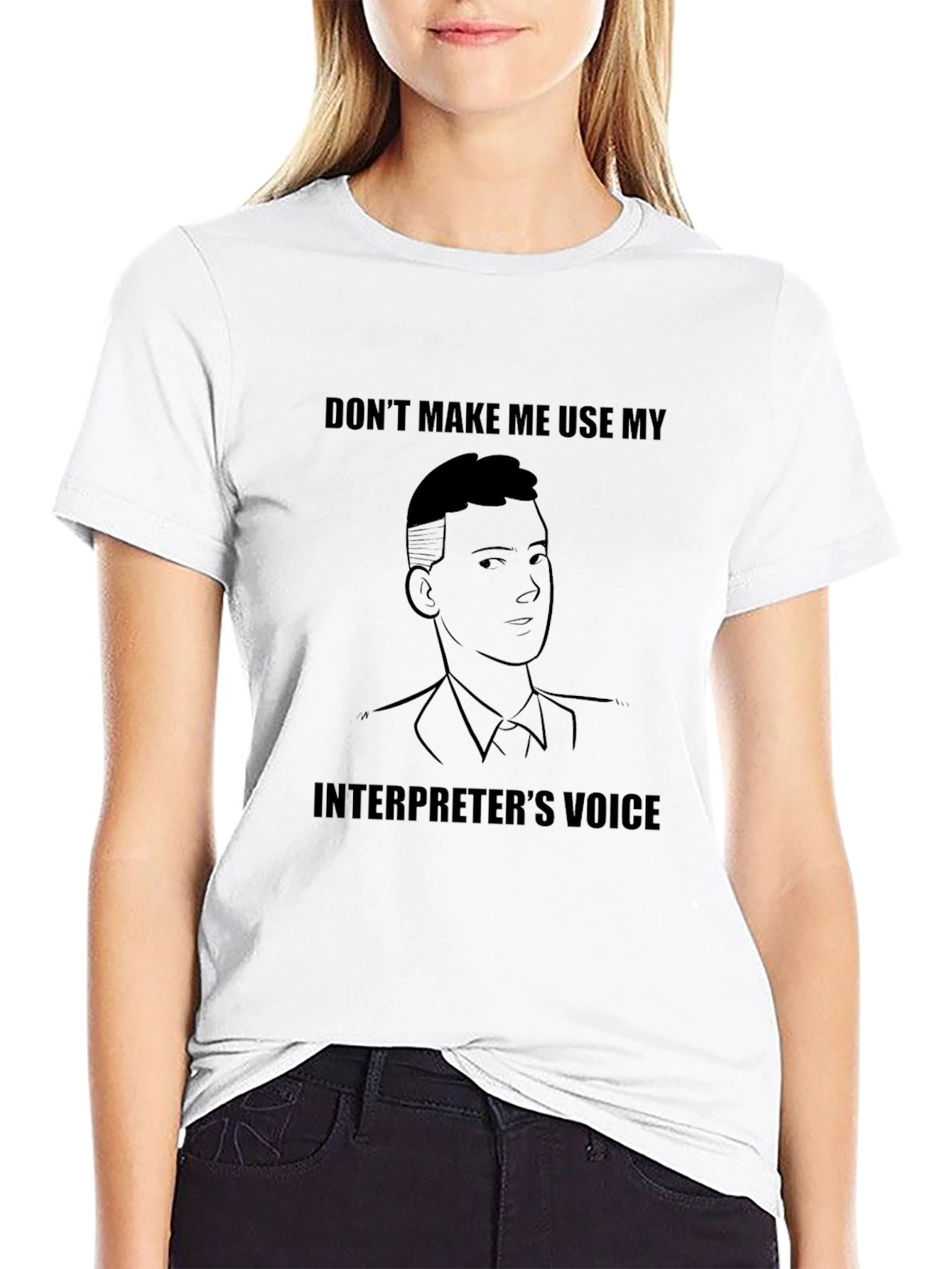 Interpreters Voice Graphic Tee - Funny T-Shirt