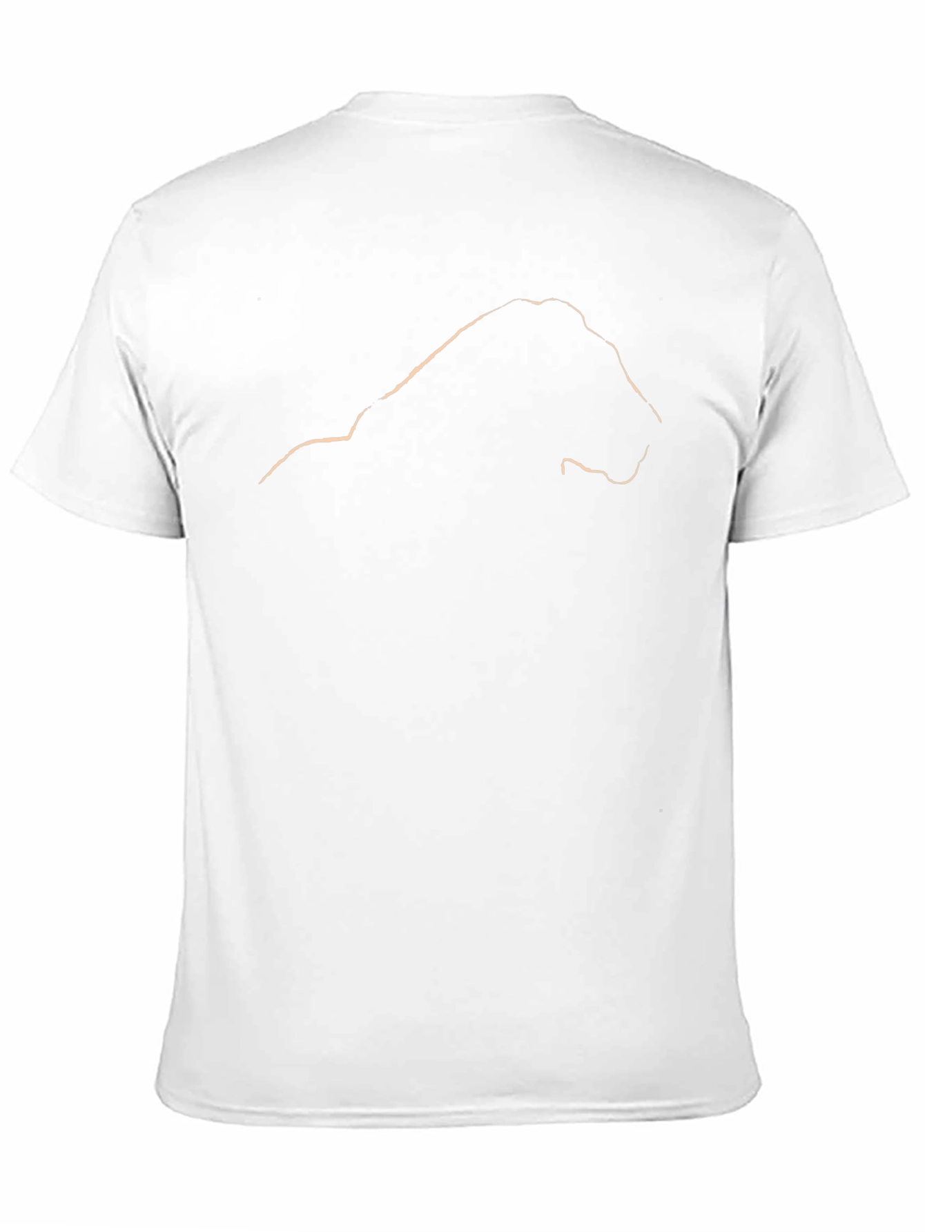 Lion Outline Graphic Black T-Shirt