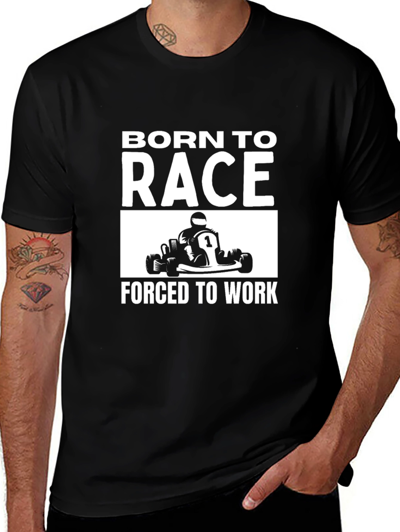 Born to Race T-Shirt - Kart Racing Tee
