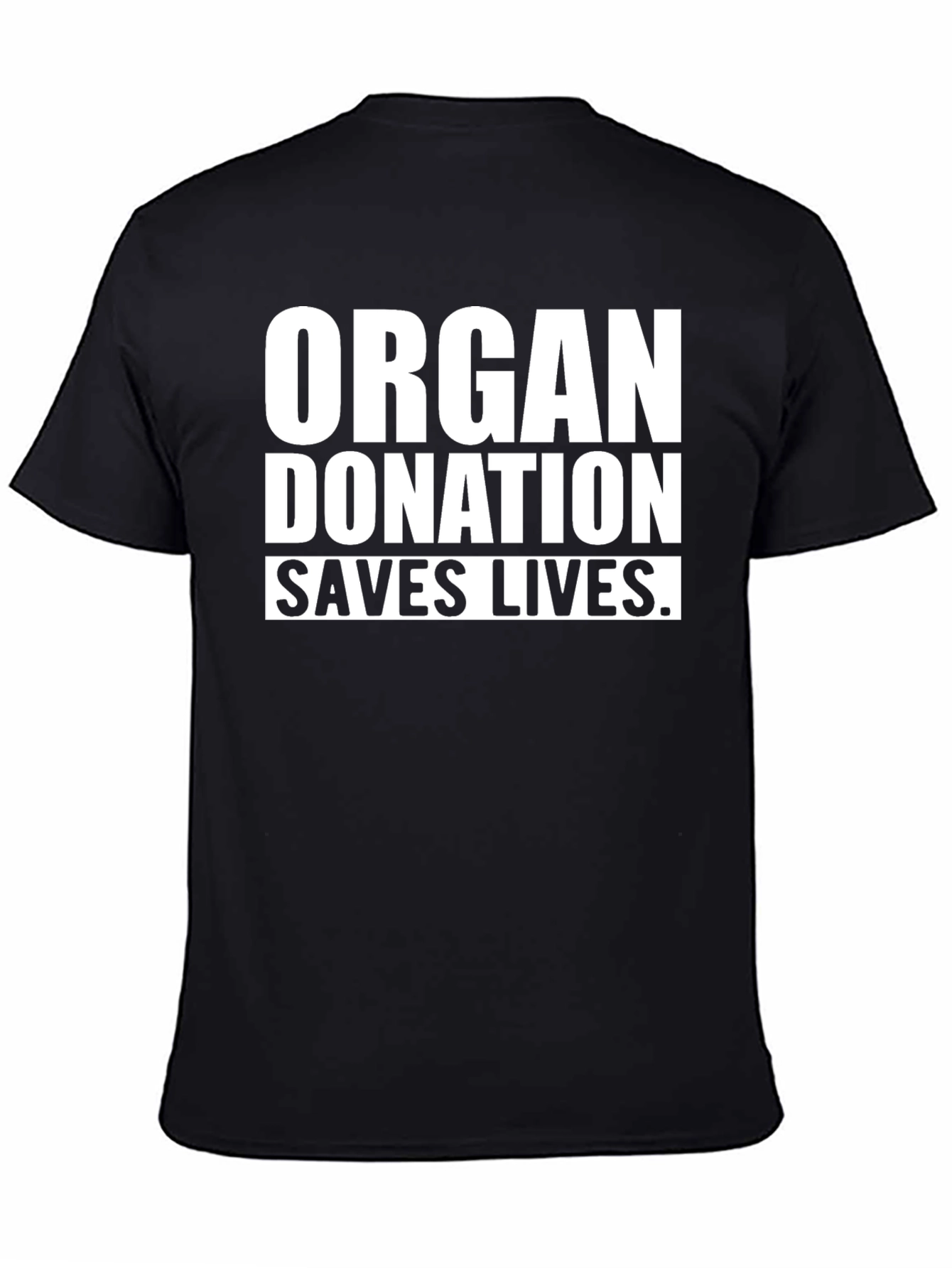 Organ Donation Saves Lives Black T-Shirt
