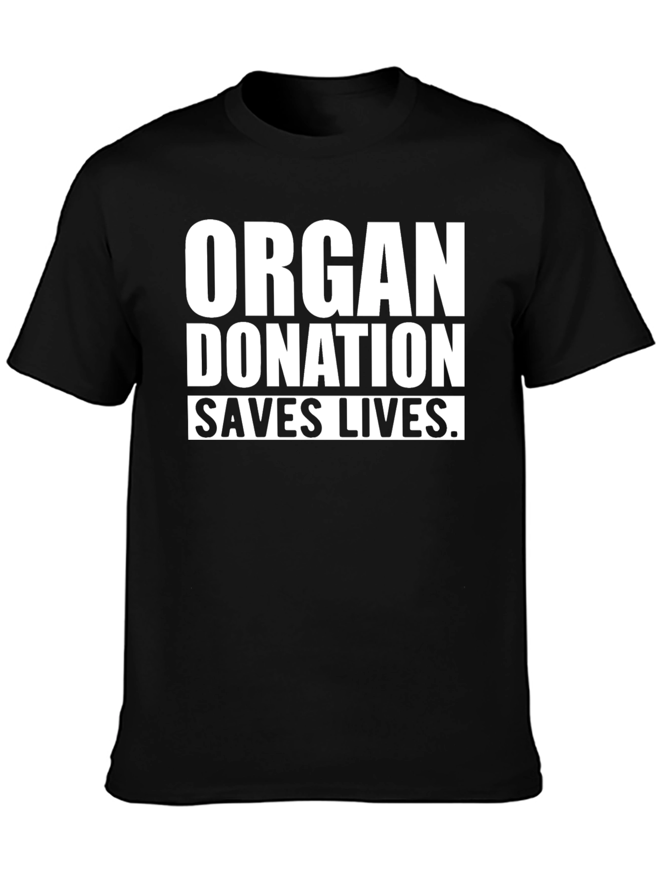 Organ Donation Saves Lives Black T-Shirt