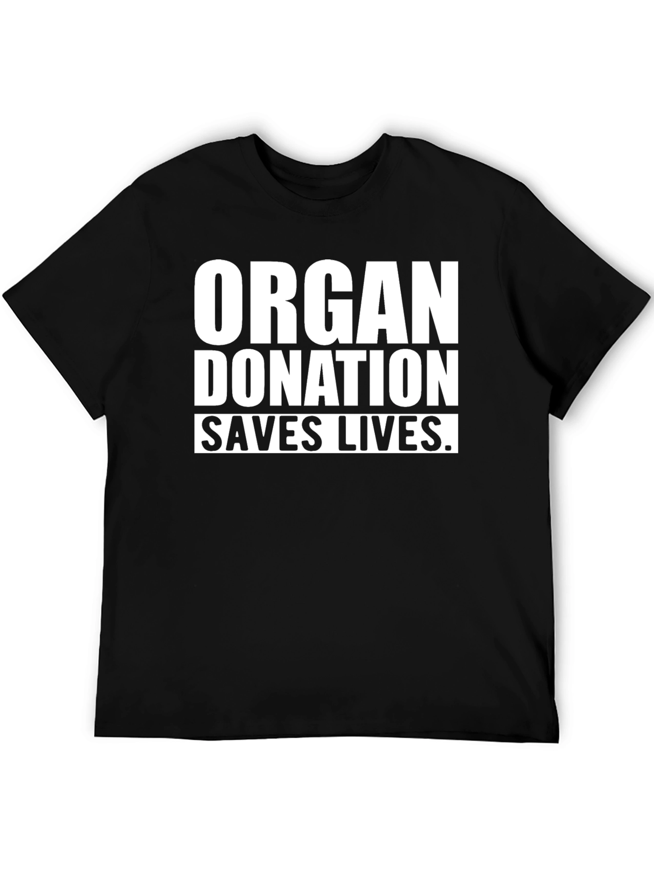 Organ Donation Saves Lives Black T-Shirt